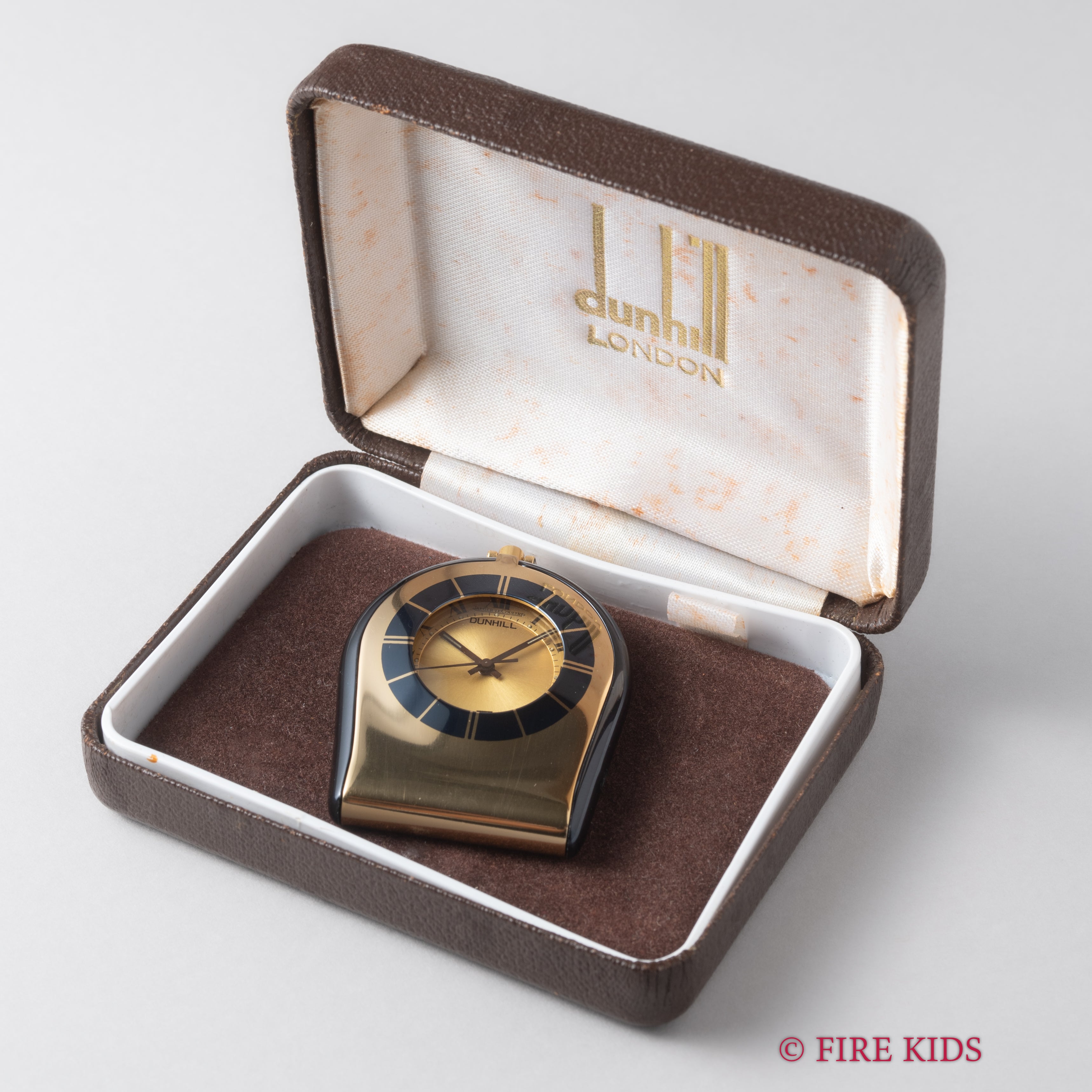 ダンヒル ジャガー・ルクルトWネーム トラベルウォッチ 1970年代製