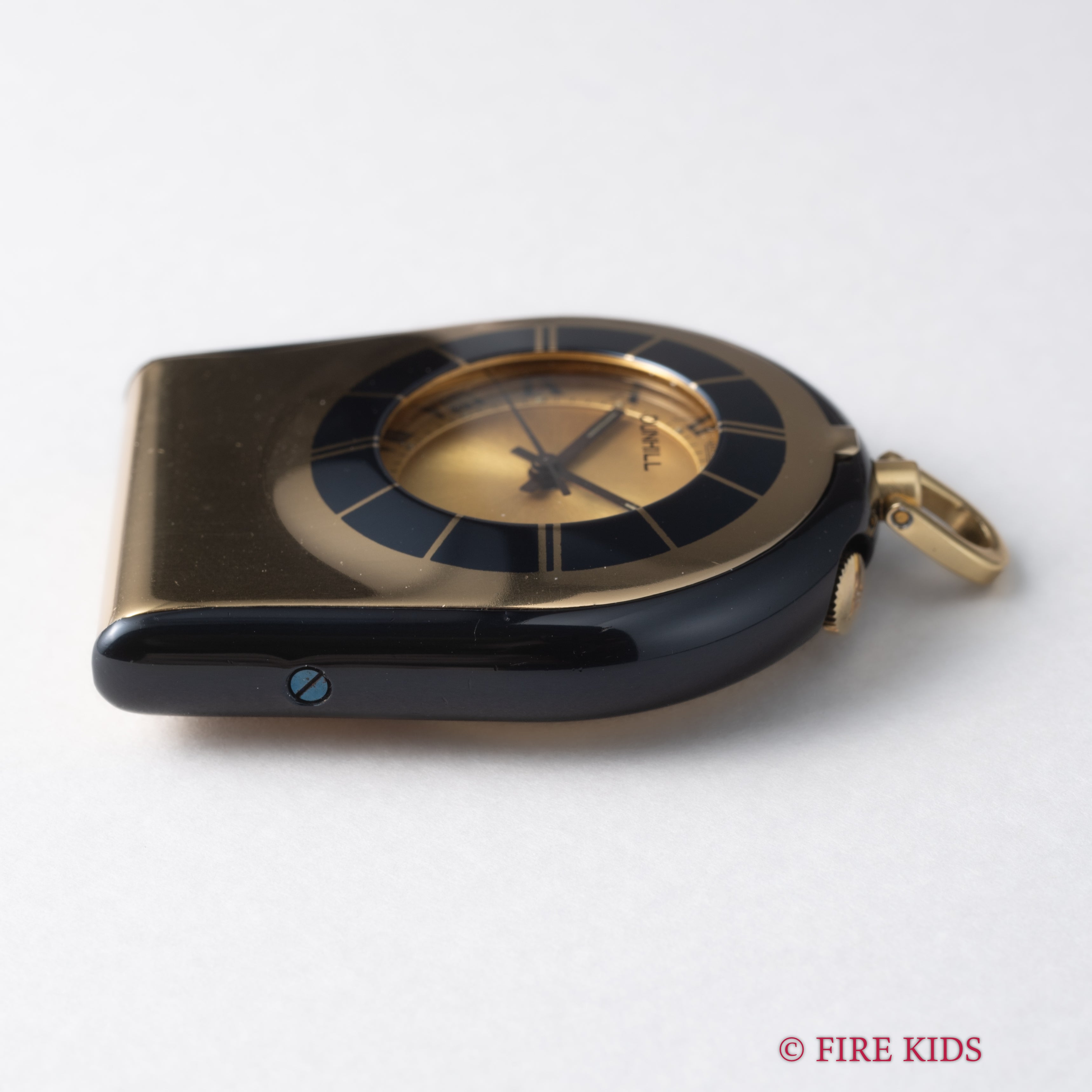 ダンヒル ジャガー・ルクルトWネーム トラベルウォッチ 1970年代製 アラーム セミハンターケース