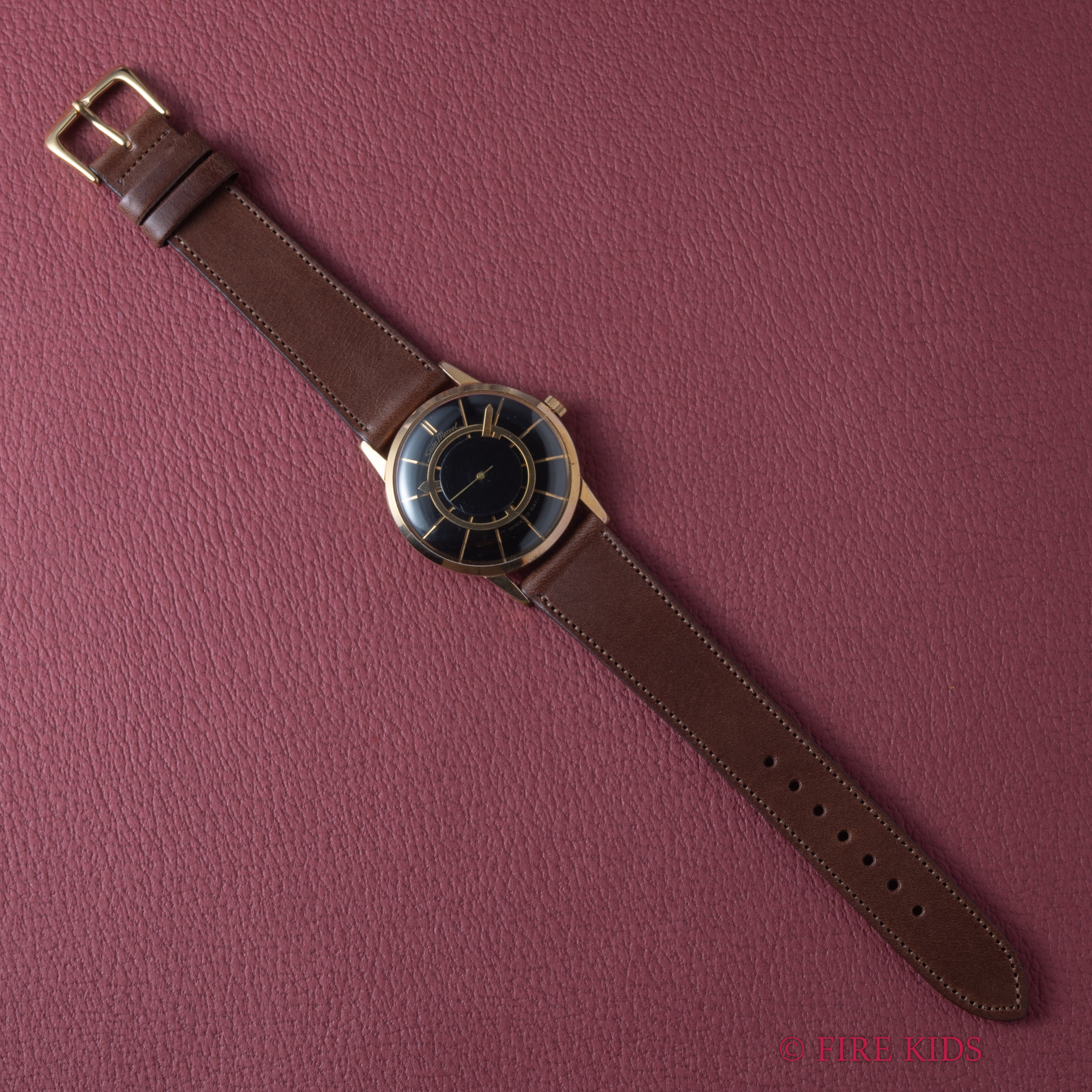 セイコー マーベル ミステリアスダイヤル 1959年製 Ref.J14022 19石手巻 オリジナルベルト尾錠付