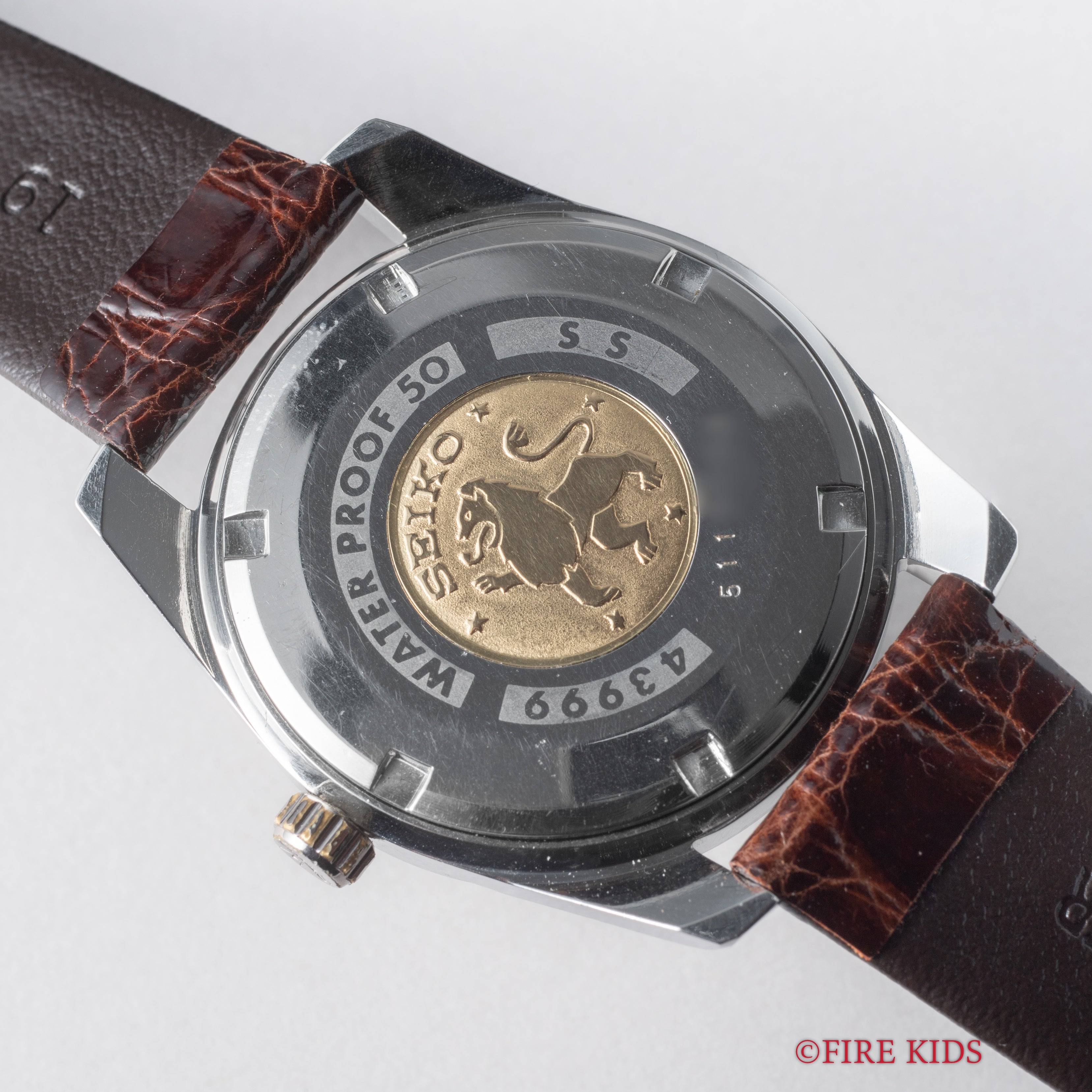 グランドセイコー セルフデーター 1965年製 Ref.43999 GS2nd 初期 ライオンメダル 純正GS尾錠