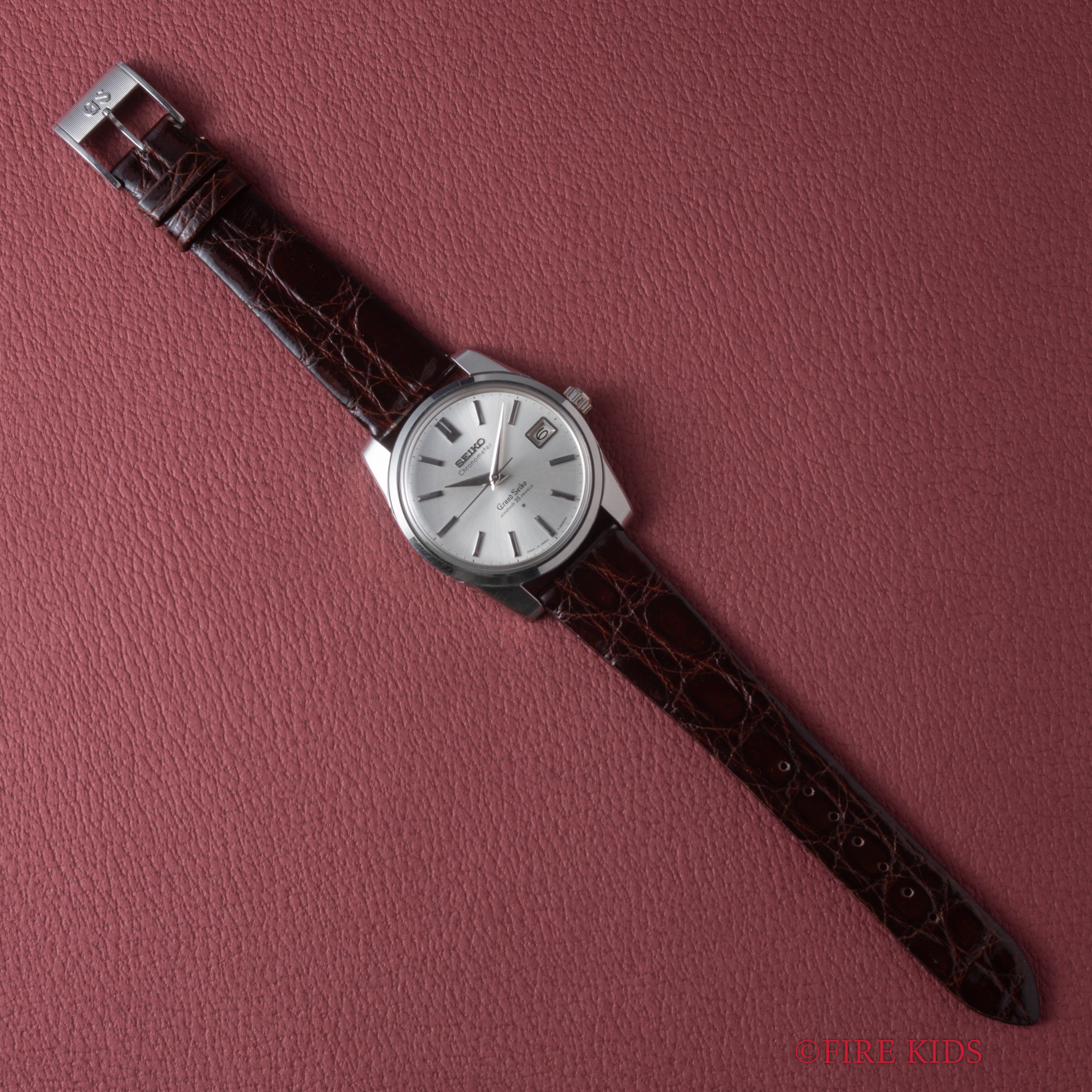 グランドセイコー セルフデーター 1965年製 Ref.43999 GS2nd 初期 ライオンメダル 純正GS尾錠