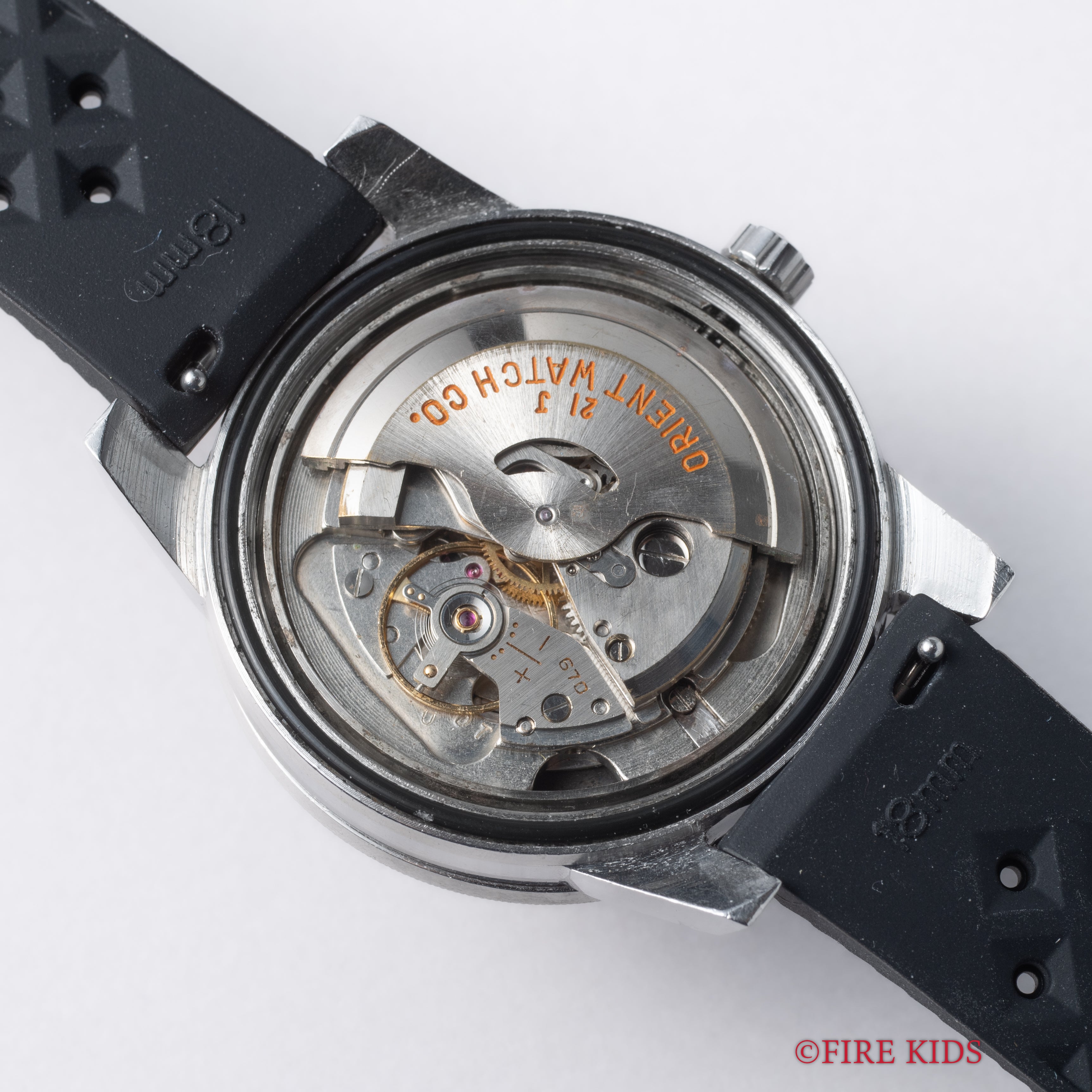 オリエント 21ダイバー ブラックサークルミラーダイヤル 1960年代製 自動巻 カレンダーオートオリエント