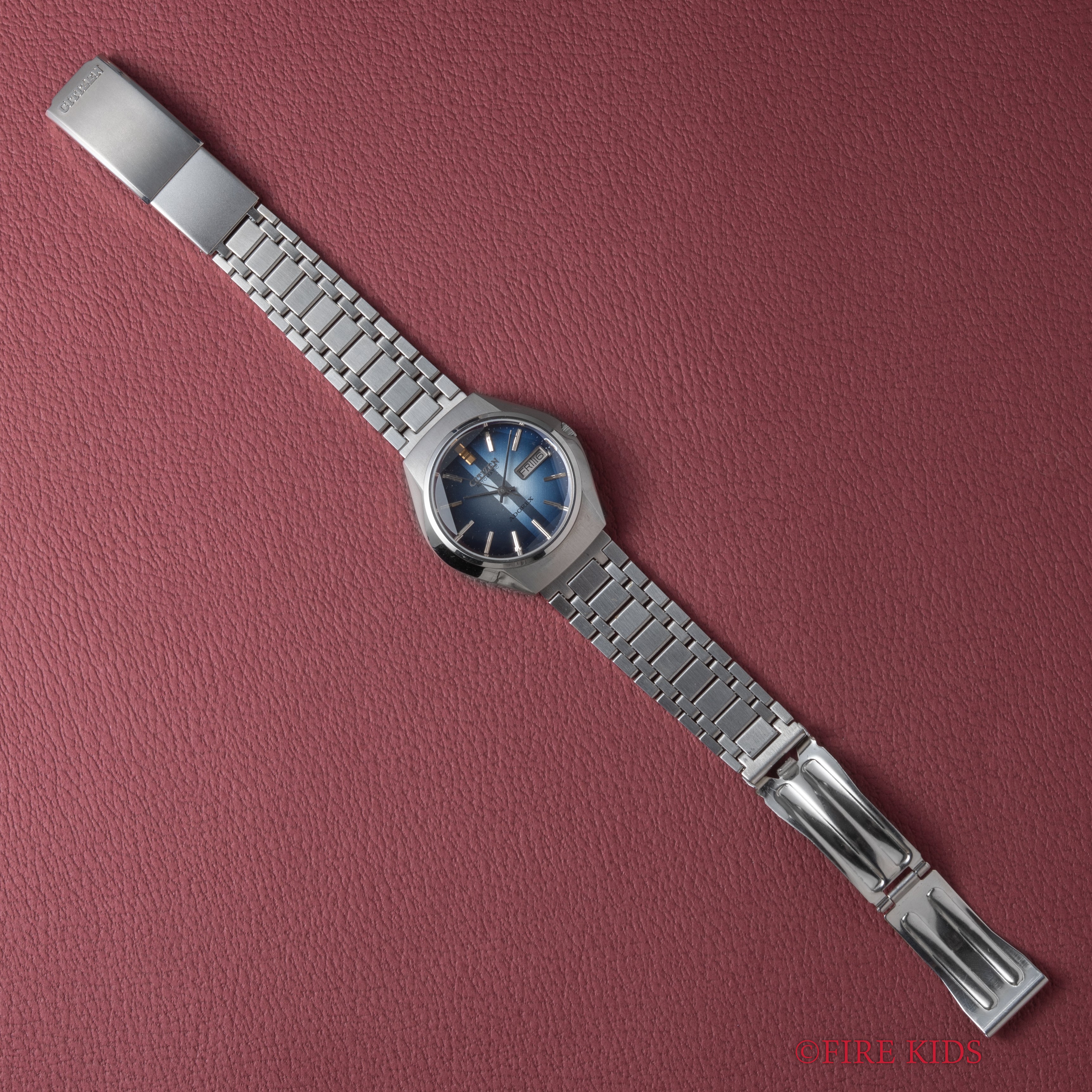 シチズン アドレックス 1975年製 タグ、取扱説明書付き 自動巻き 純正ブレス