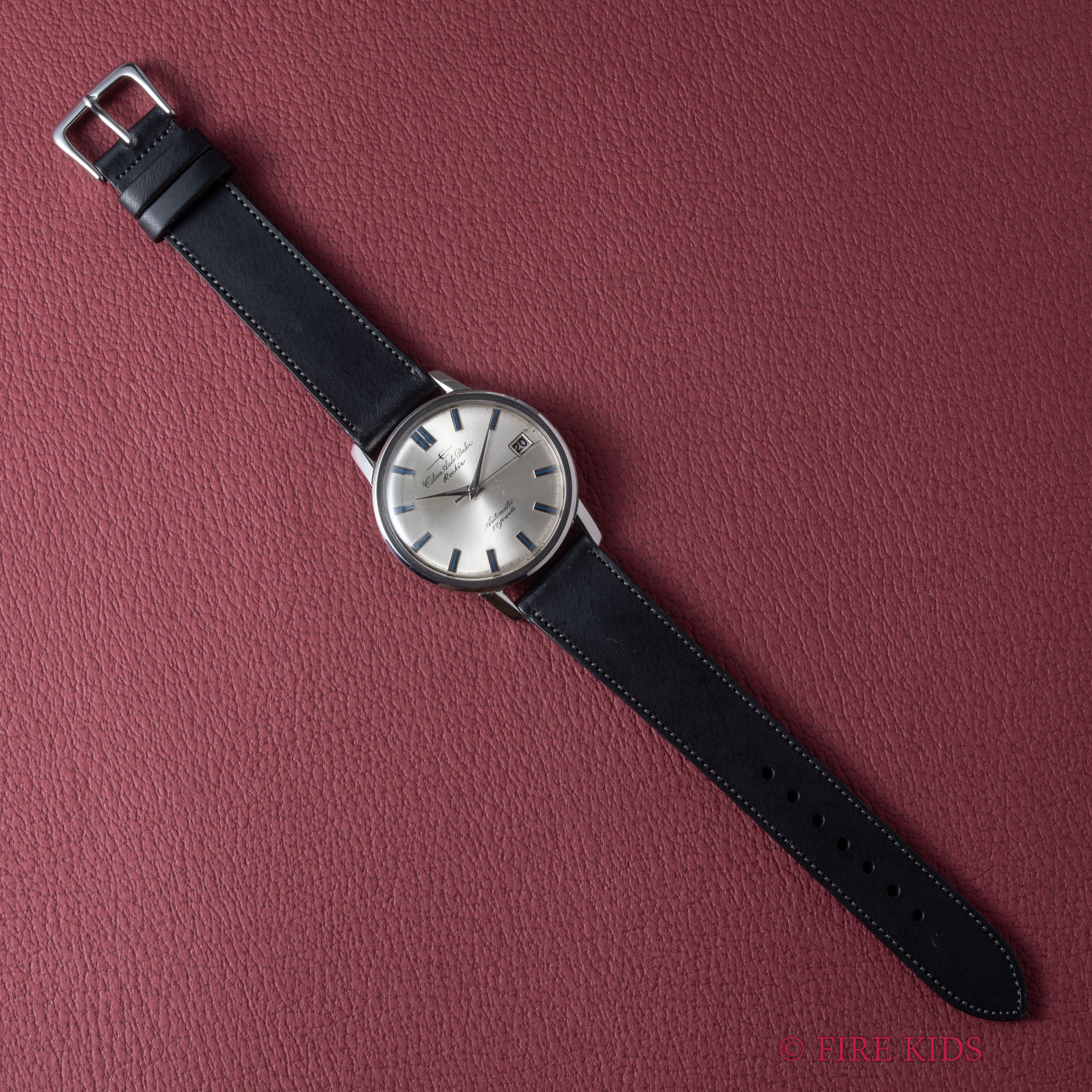 シチズン ジェット オートデーター ルーキー 1963年製 ジェットローター自動巻 シルバーダイヤル