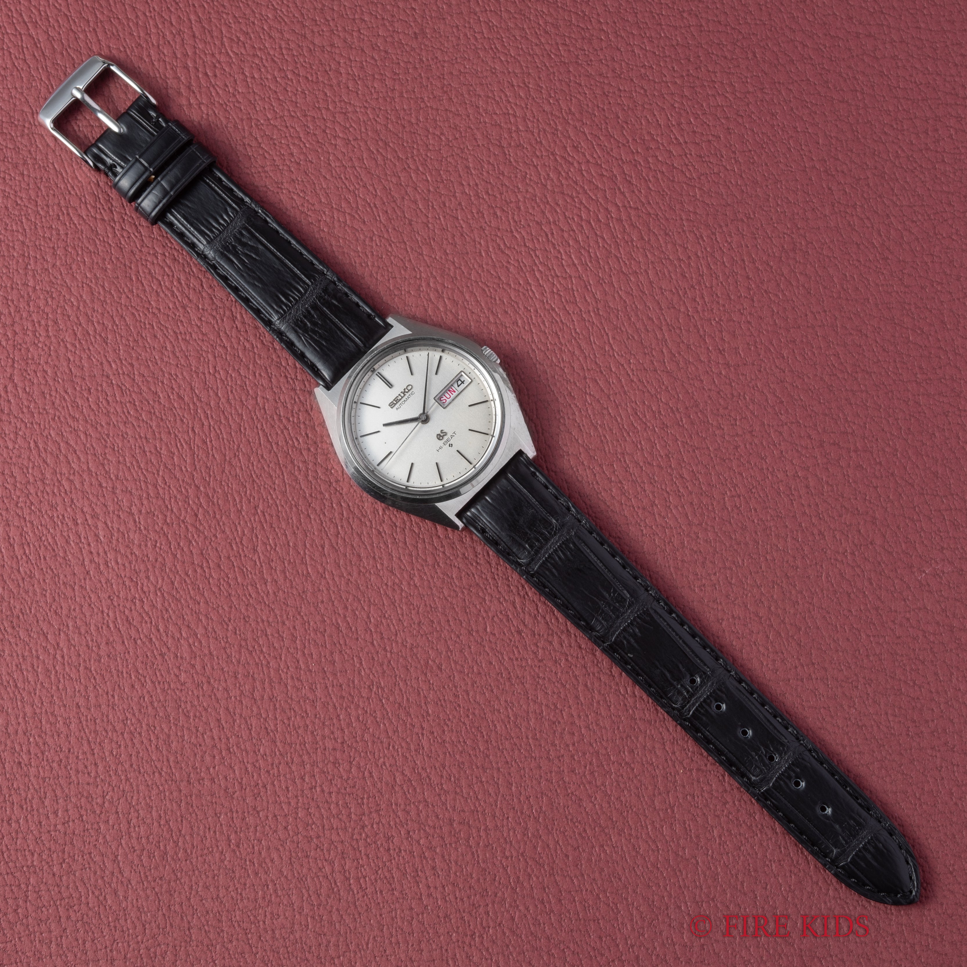 グランドセイコー 1973年製 Ref.5646-7011 56GS デイデイト ハイビート自動巻き シルバー ダイヤル