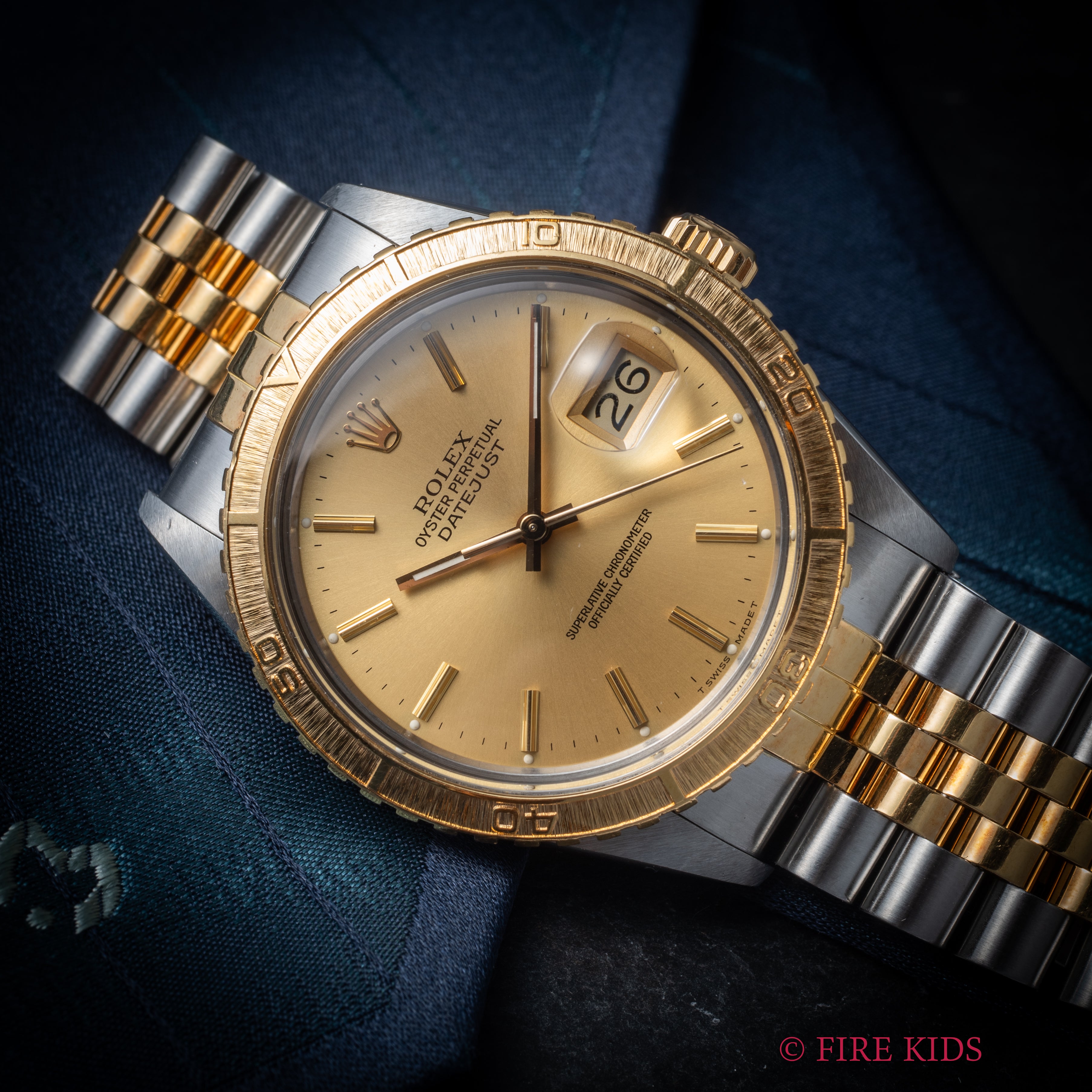 ロレックス サンダーバード1987～88年製 Ref.16523 シャンパンコンビ