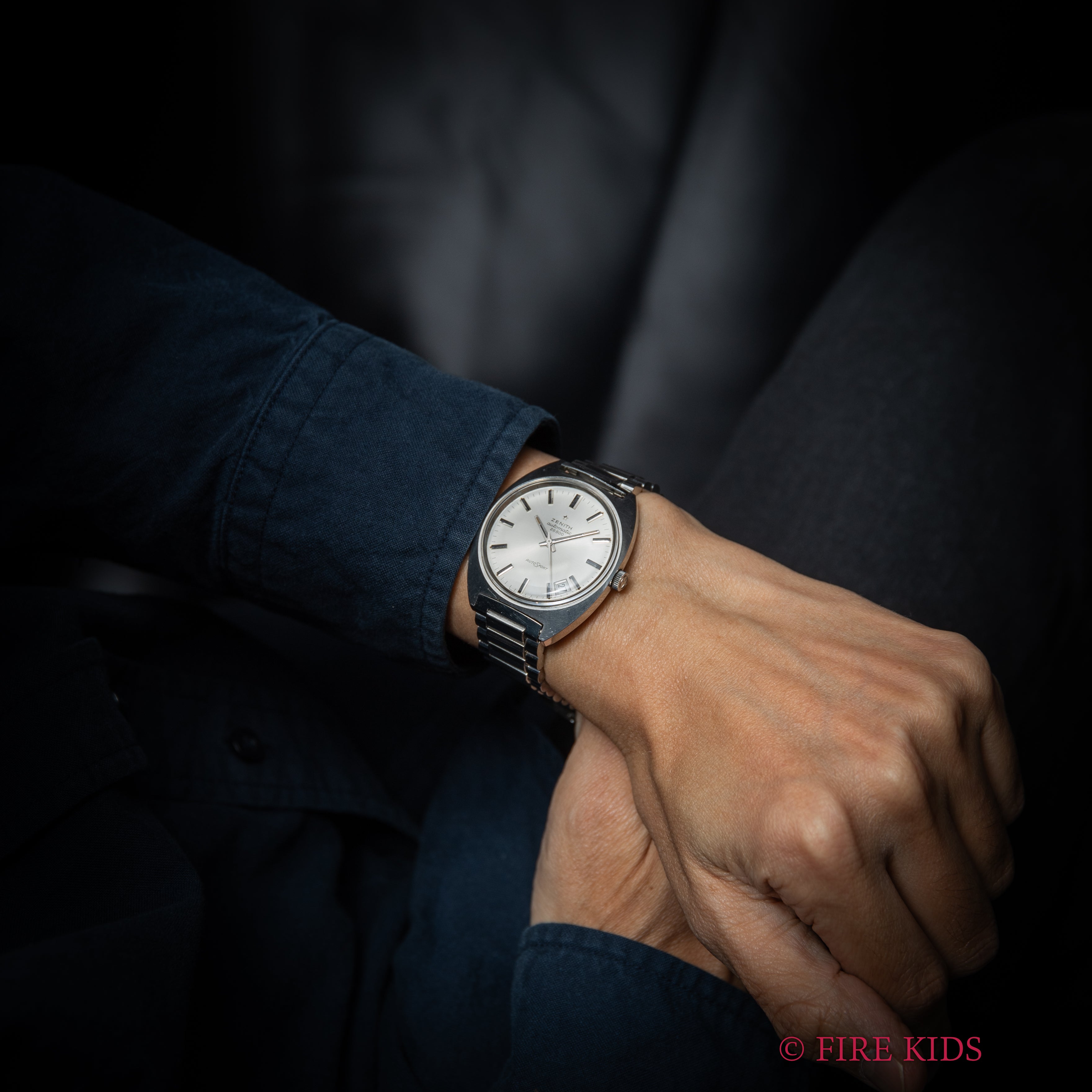 ゼニス オートスポーツ 28800 1970年代製 Cラインケース 純正ブレス付き