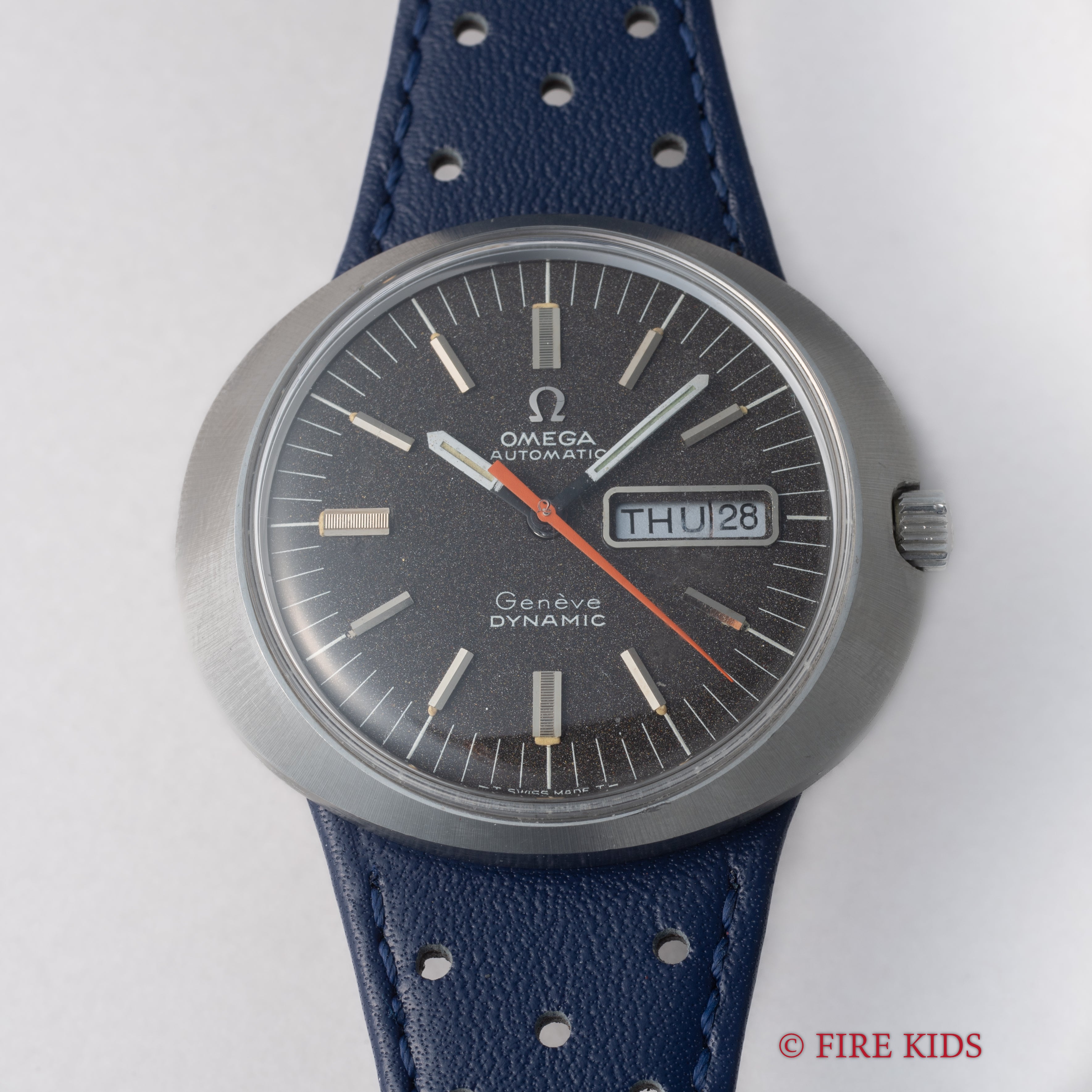 オメガ ジュネーブ ダイナミック Ref.166.079 1971年製 純正尾錠付き 自動巻き