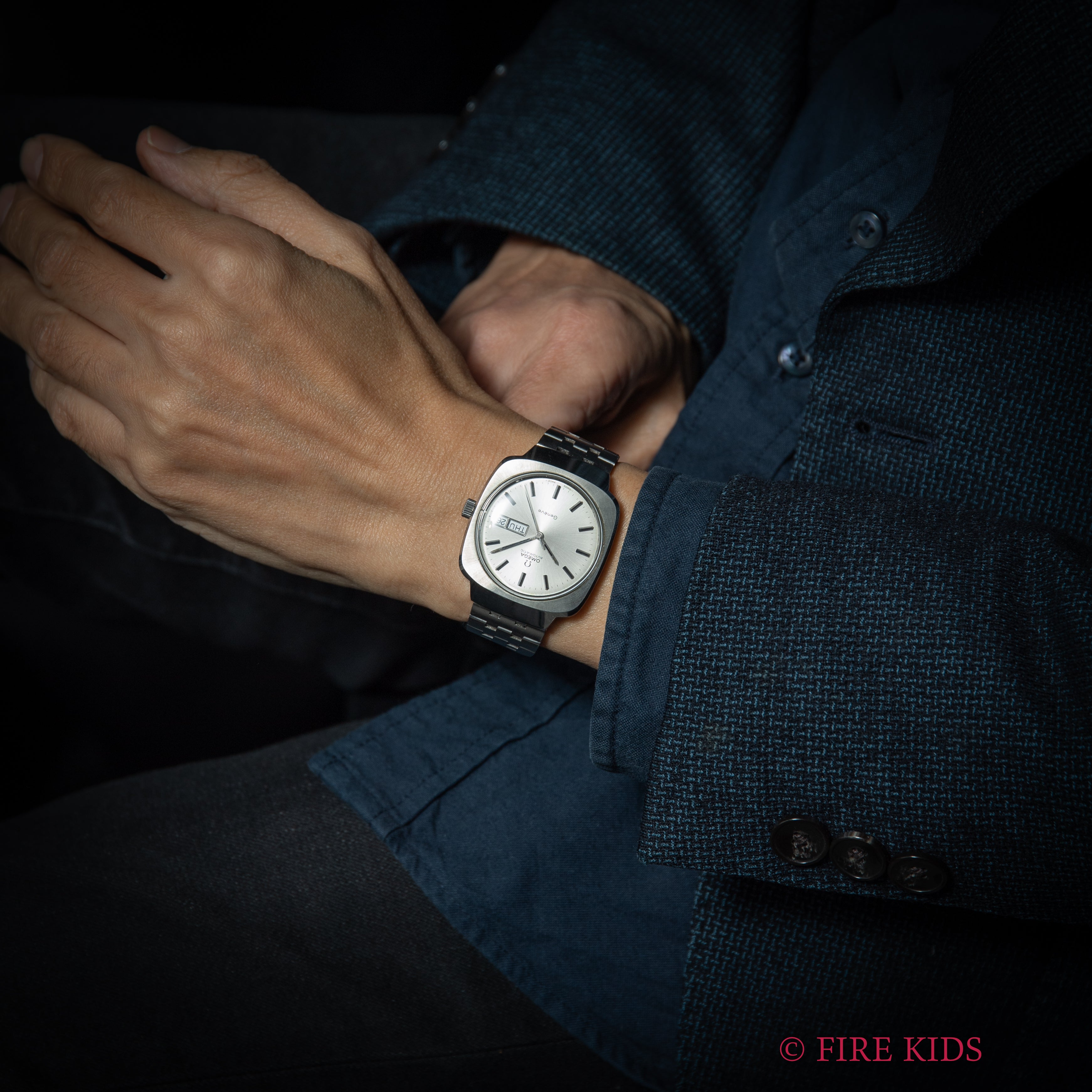 オメガ ジュネーブ 1973年製 Cal.1022 純正ブレス付き デイデイト 自動巻き