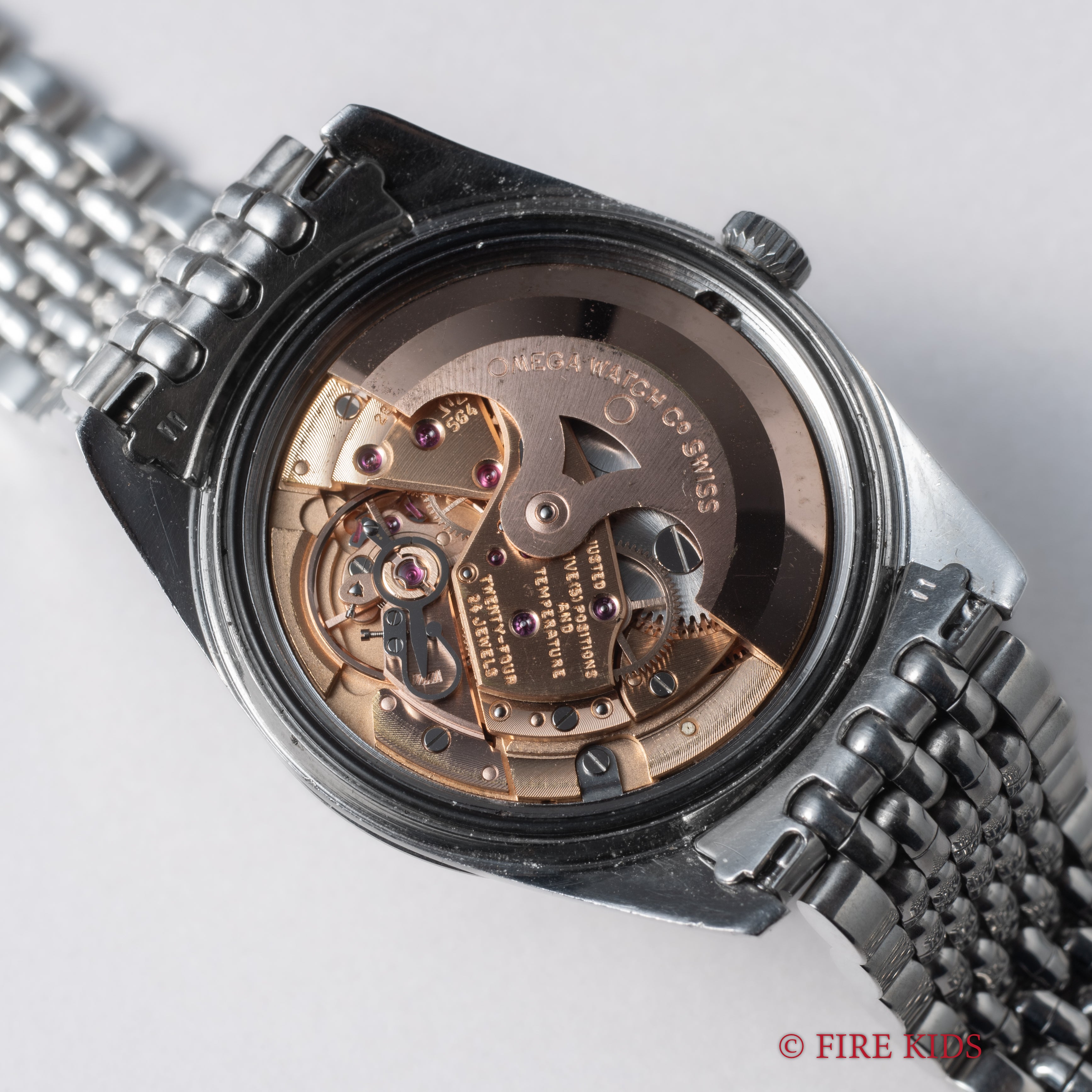 オメガ シーマスター クロノメーター 1969年製 自動巻 Cal.564 純正ライスブレス