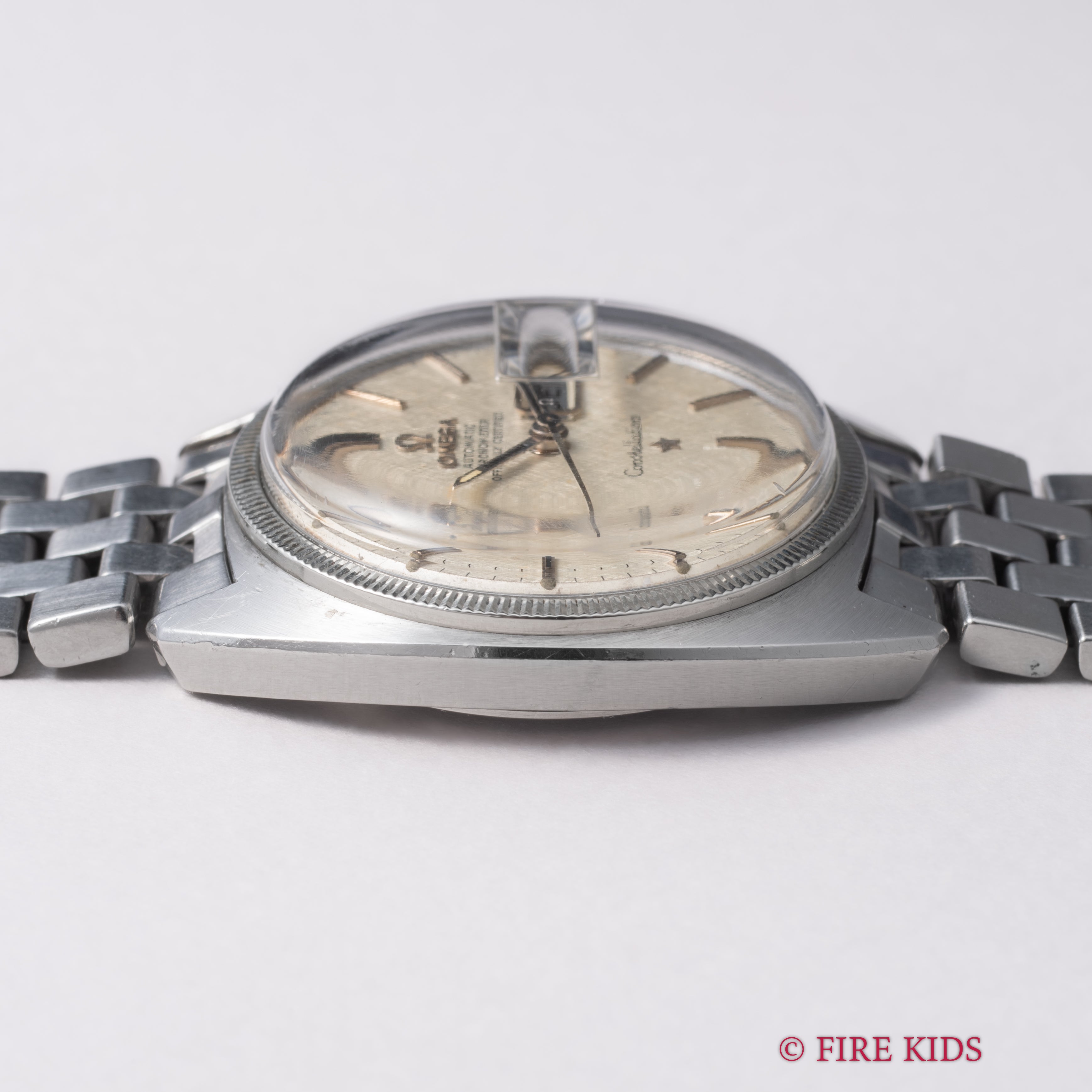 オメガ コンステレーション ジェンタ 1969年製 Ref.168.029 リネンダイヤル WGコインエッジベゼル 純正ブレス