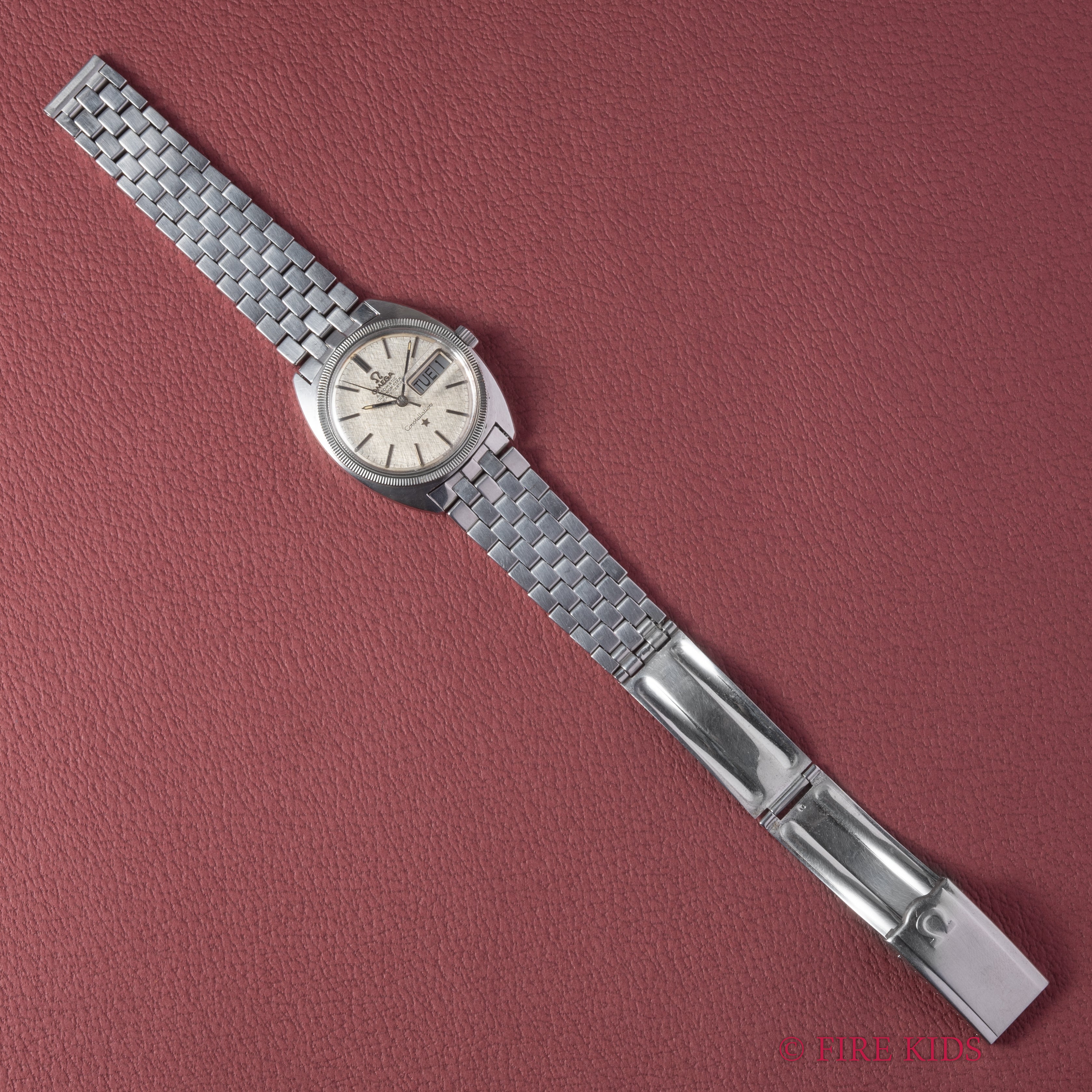 オメガ コンステレーション ジェンタ 1969年製 Ref.168.029 リネンダイヤル WGコインエッジベゼル 純正ブレス