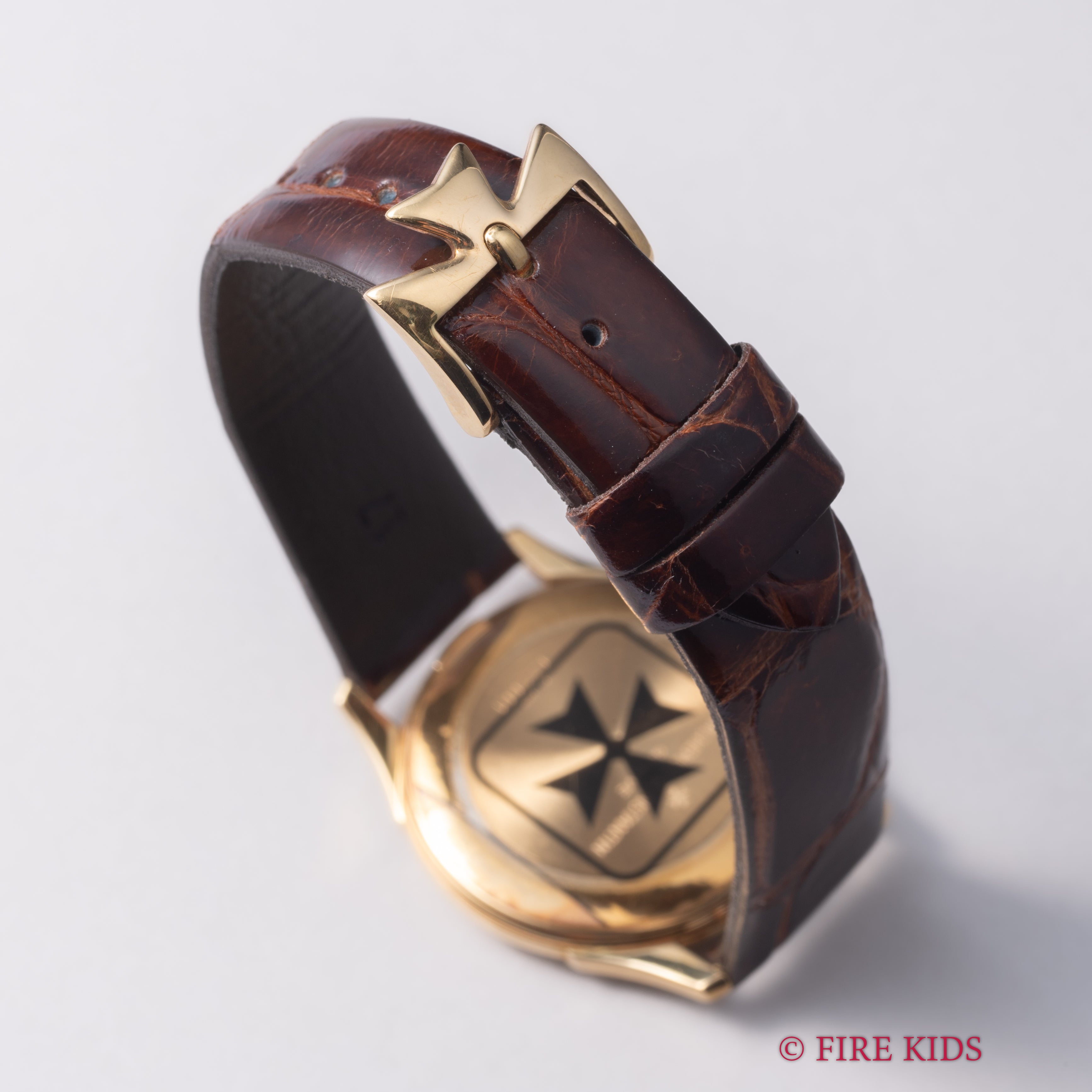 ヴァシュロン・コンスタンタン クラシックジュビリー 1990年代製 手巻き 18金無垢イエローゴールド 純正金無垢尾錠、純正革ベルト付き