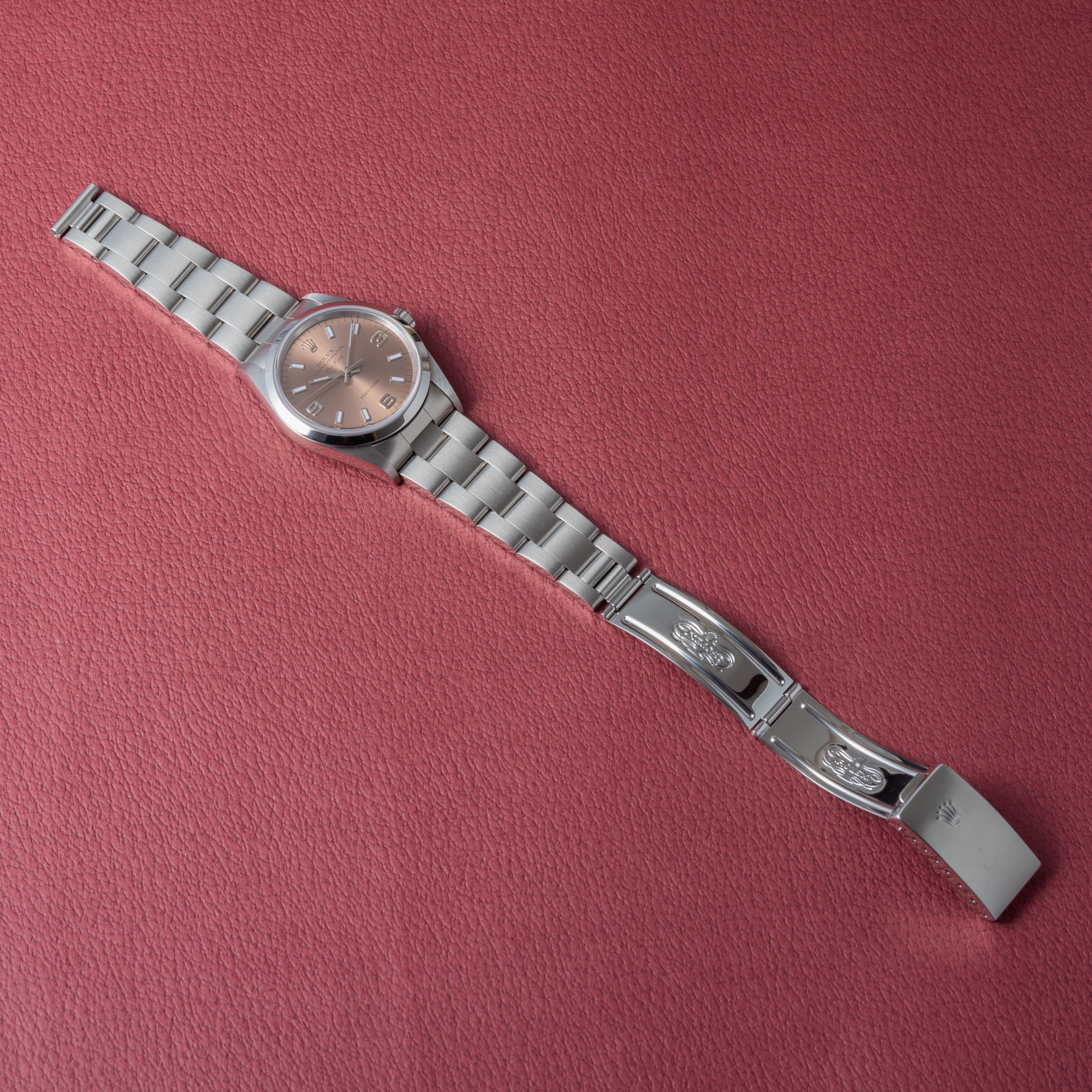 ロレックス エアキング 1999年製 Ref.14000 ピンクダイヤル