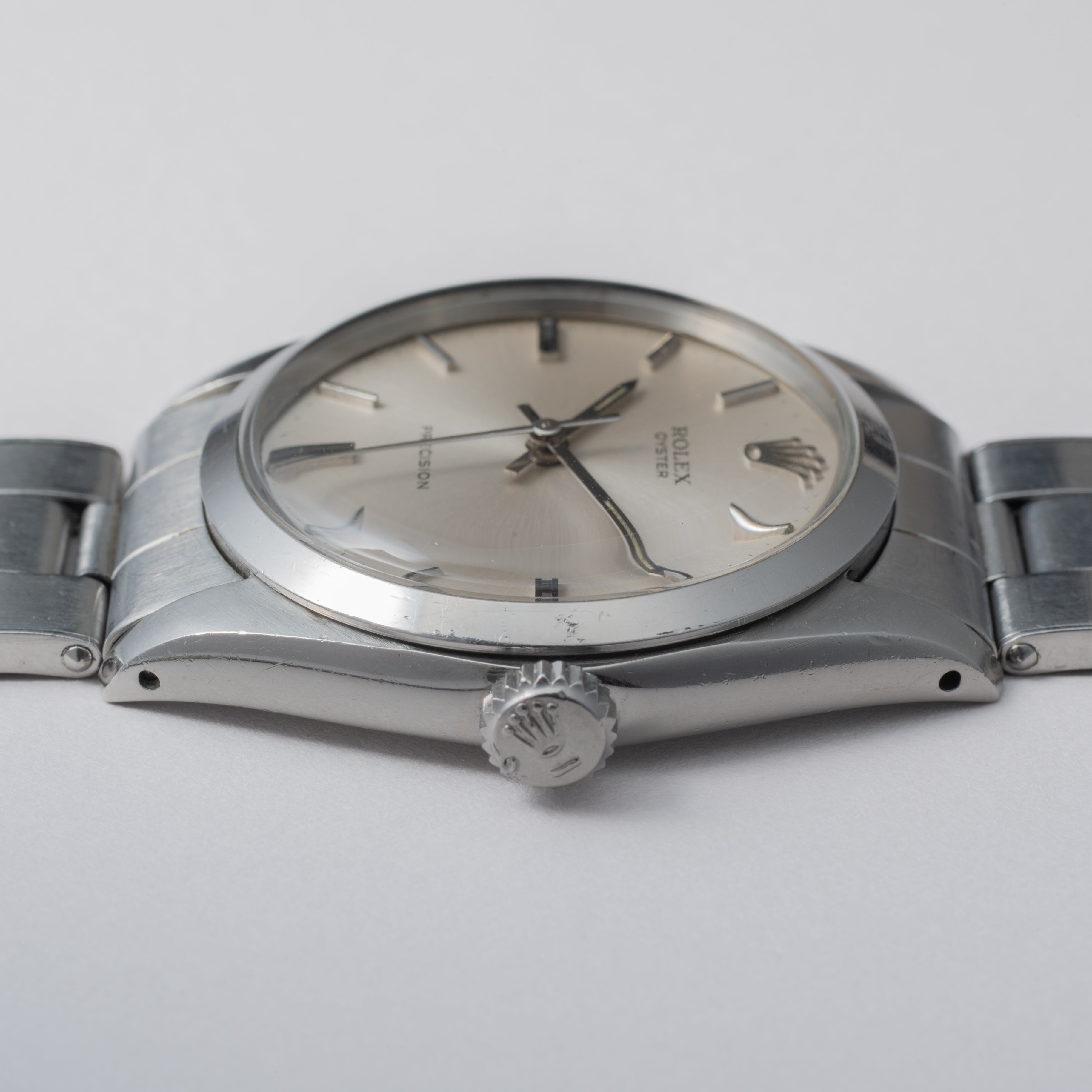 ロレックス オイスター 1966年製 プレシジョン 手巻き Ref.6426 シルバーダイヤル 純正リベットブレス
