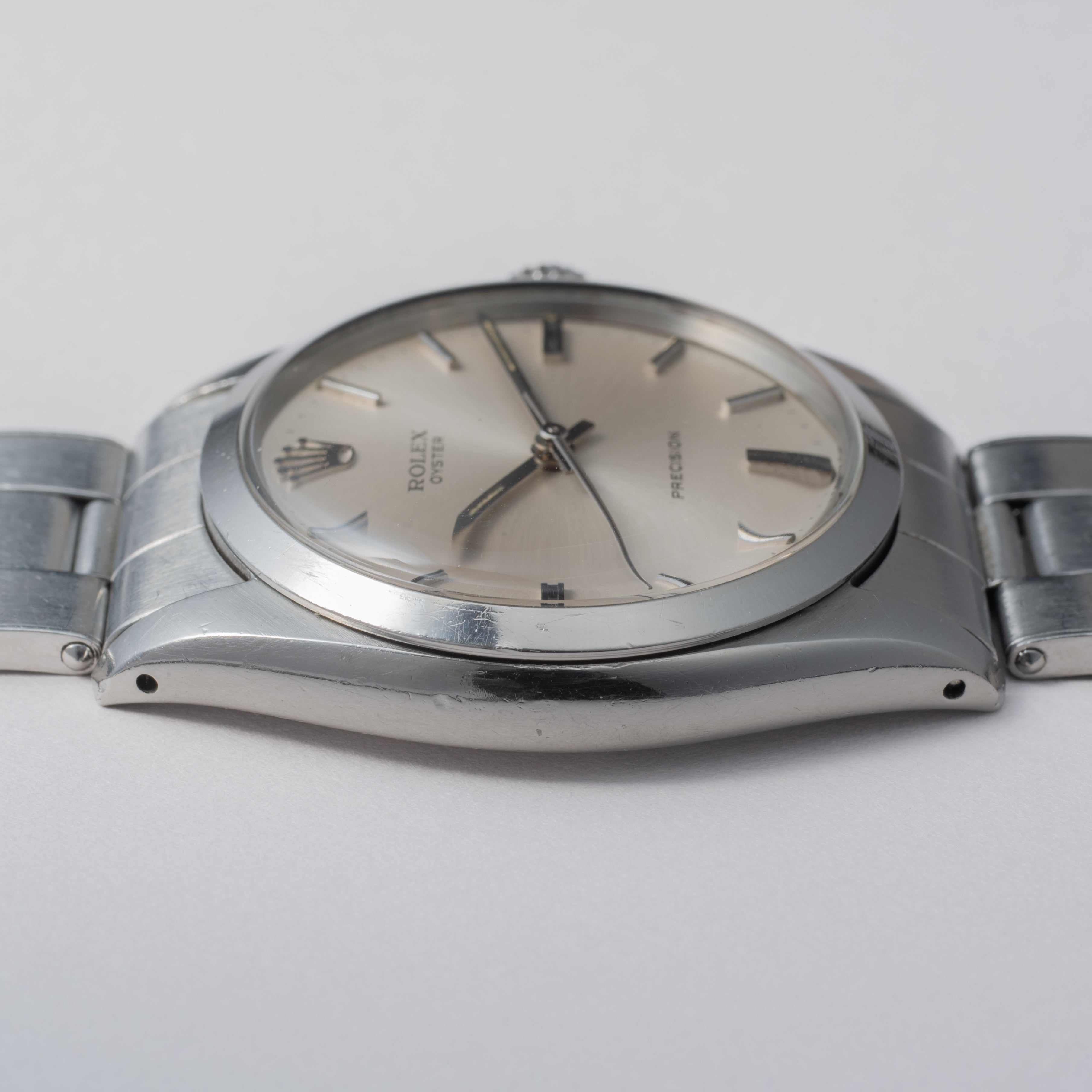 ロレックス オイスター 1966年製 プレシジョン 手巻き Ref.6426 シルバーダイヤル 純正リベットブレス