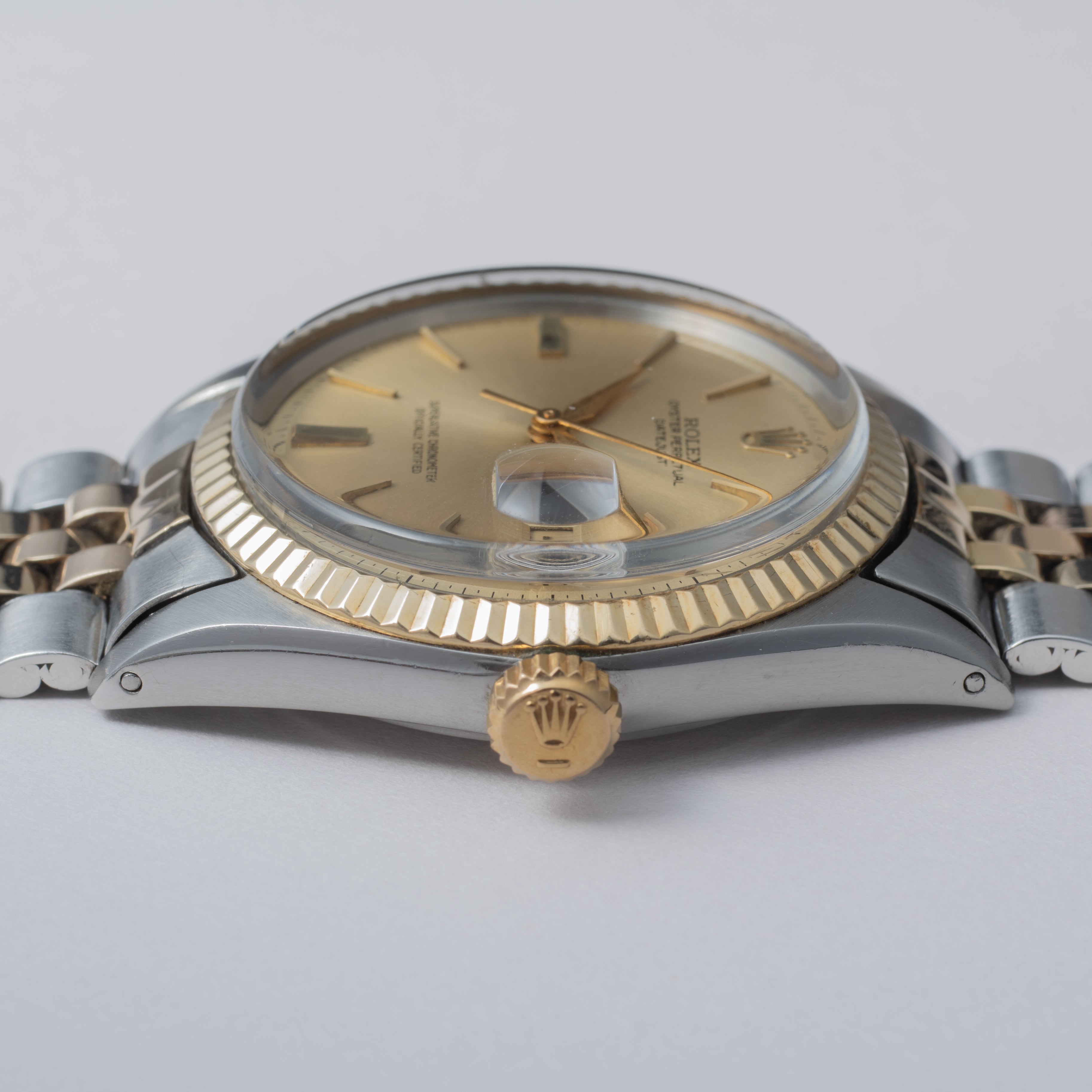 ロレックス デイトジャスト コンビ 1964年製 Ref.1601 アルファハンド 純正コンビジュビリーブレス