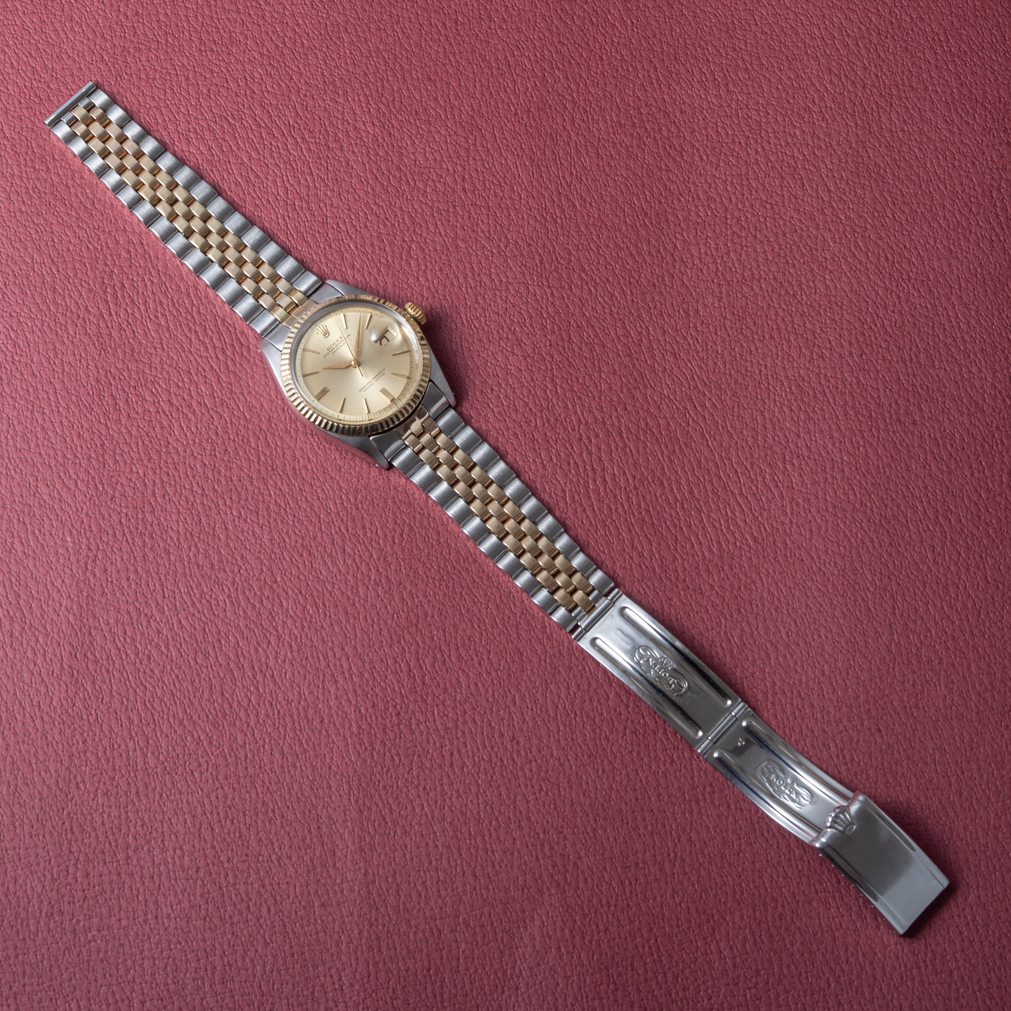 ロレックス デイトジャスト コンビ 1964年製 Ref.1601 アルファハンド 純正コンビジュビリーブレス