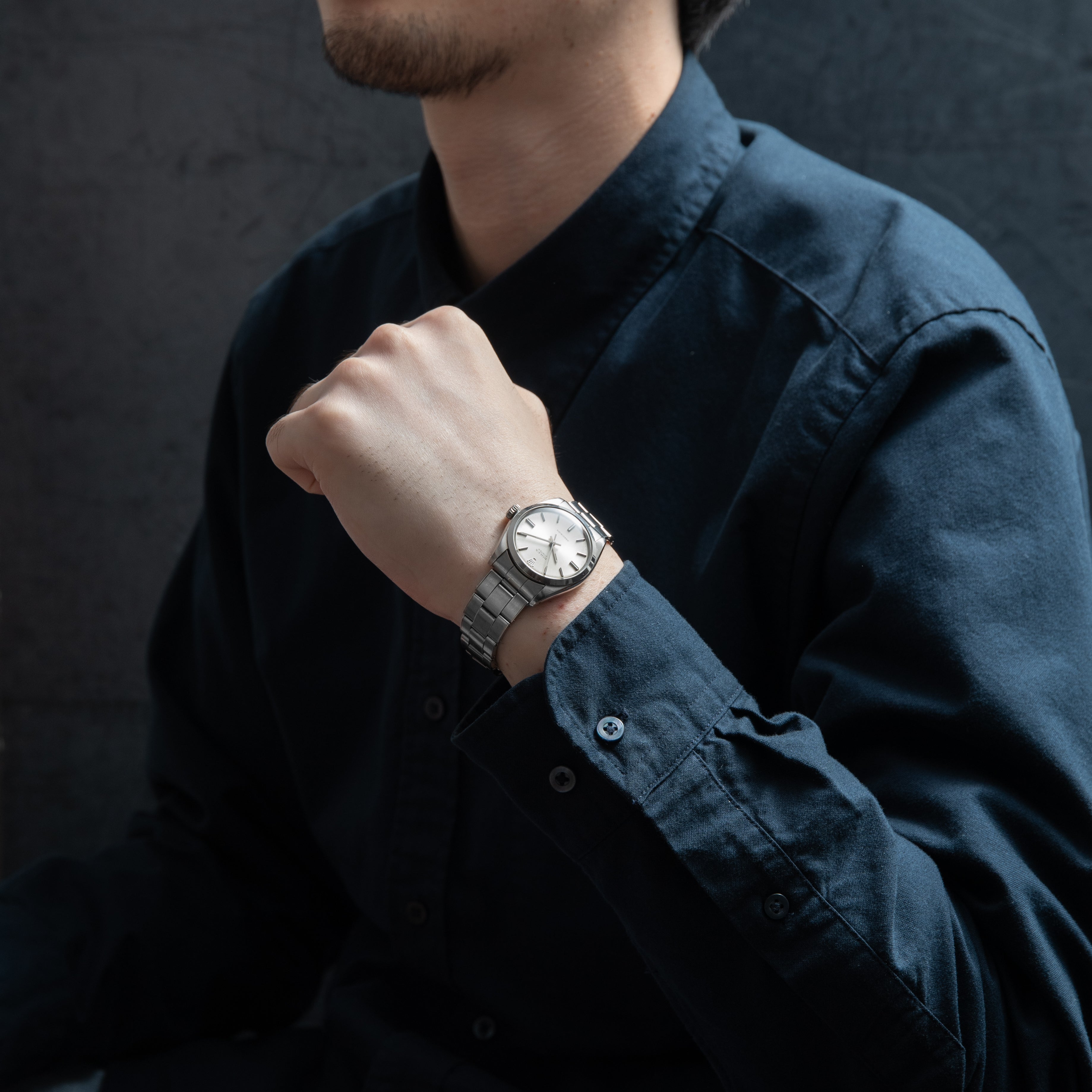 ロレックス オイスター 1966年製 プレシジョン 手巻き Ref.6426 シルバーダイヤル 純正リベットブレス