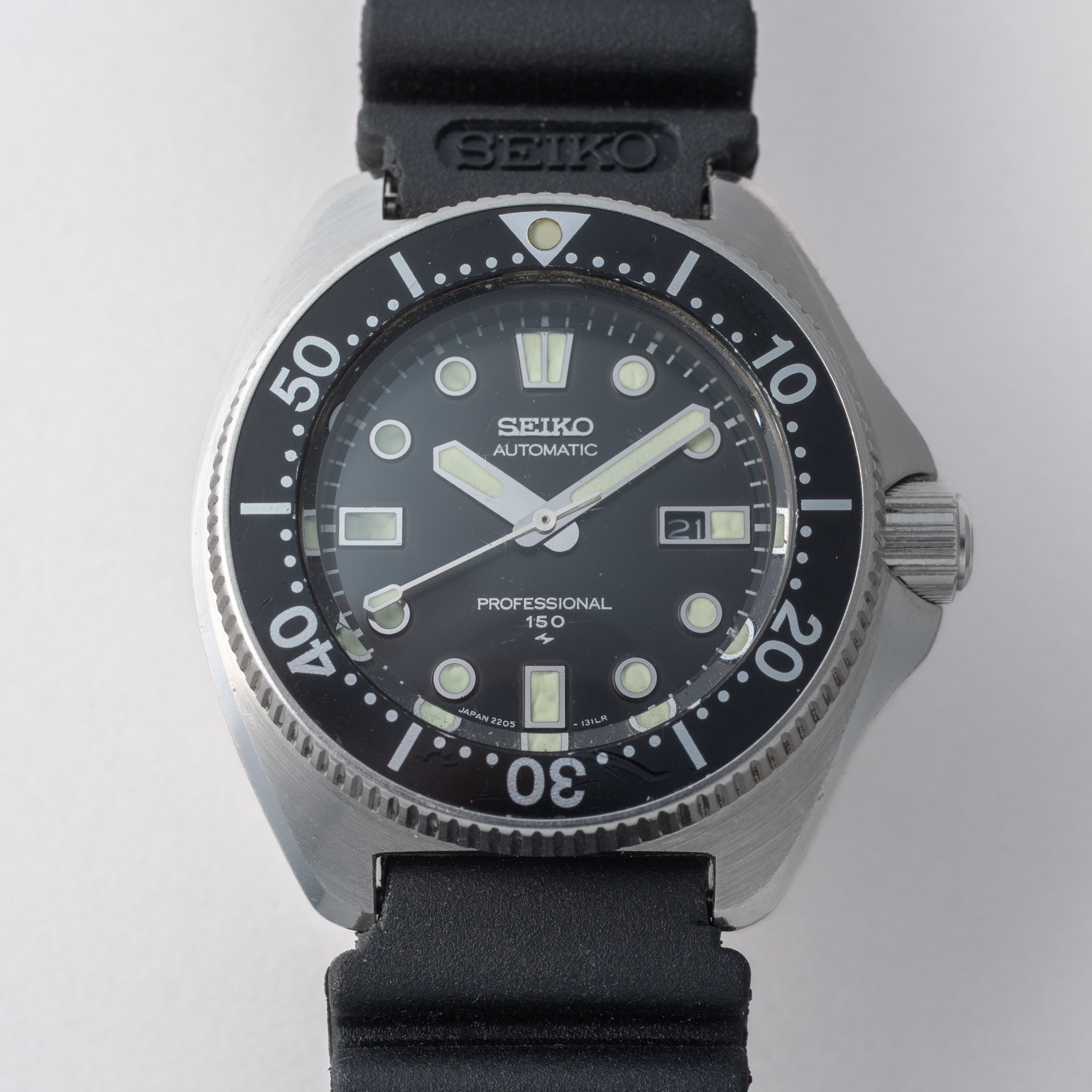 セイコー プロフェショナルダイバー 150m 1979年製 Ref.2205-0760 純正ラバーベルト
