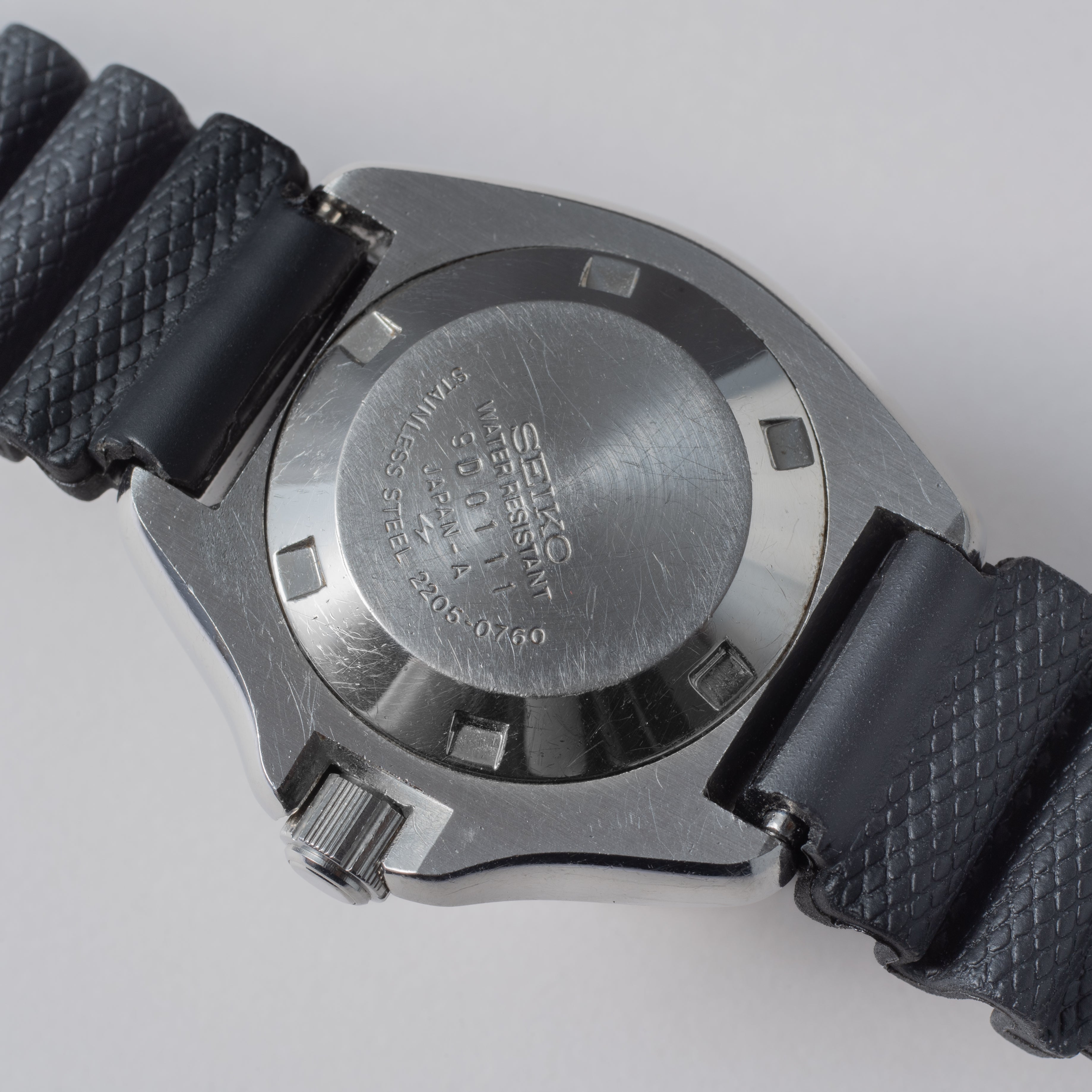 セイコー プロフェショナルダイバー 150m 1979年製 Ref.2205-0760 純正ラバーベルト