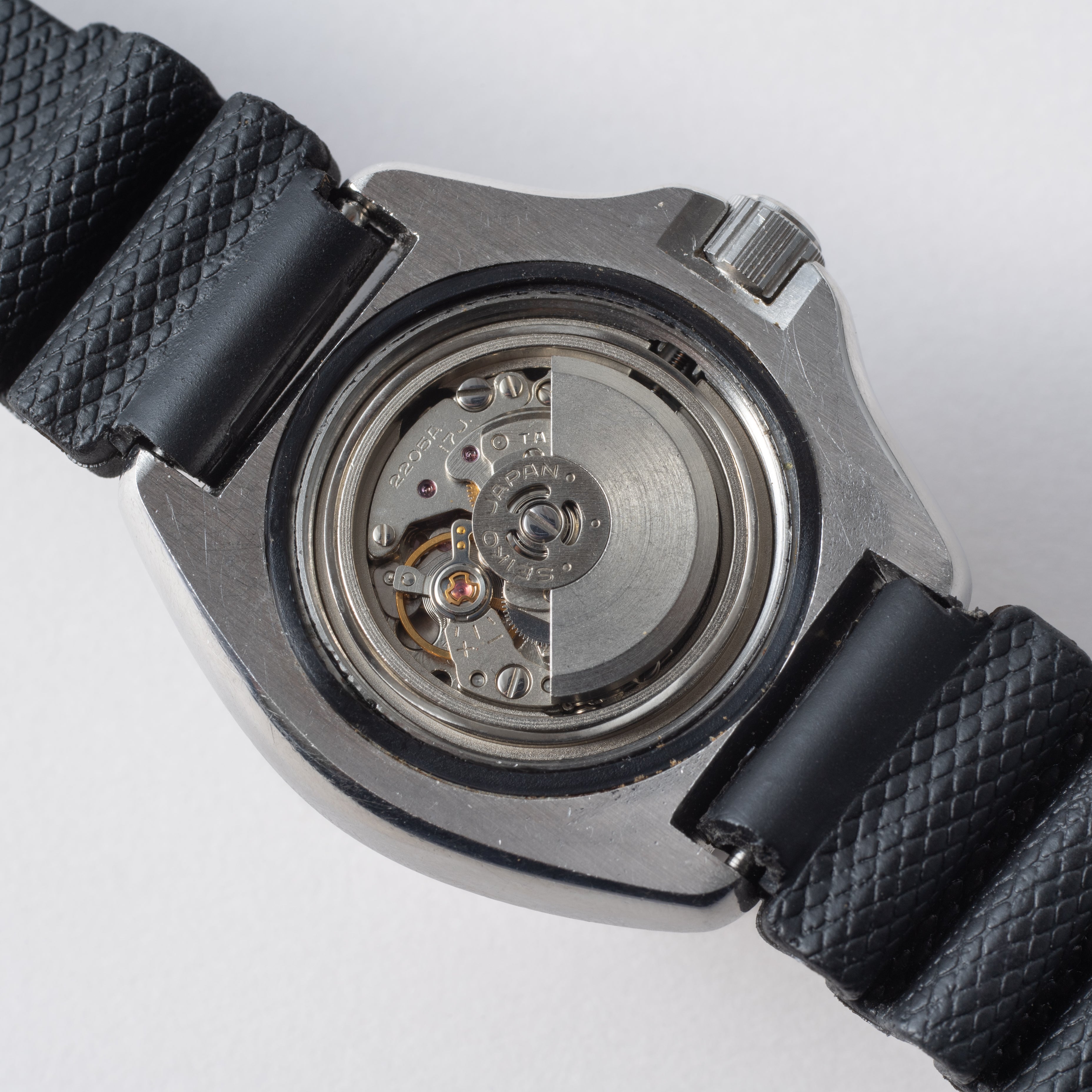 セイコー プロフェショナルダイバー 150m 1979年製 Ref.2205-0760 純正ラバーベルト