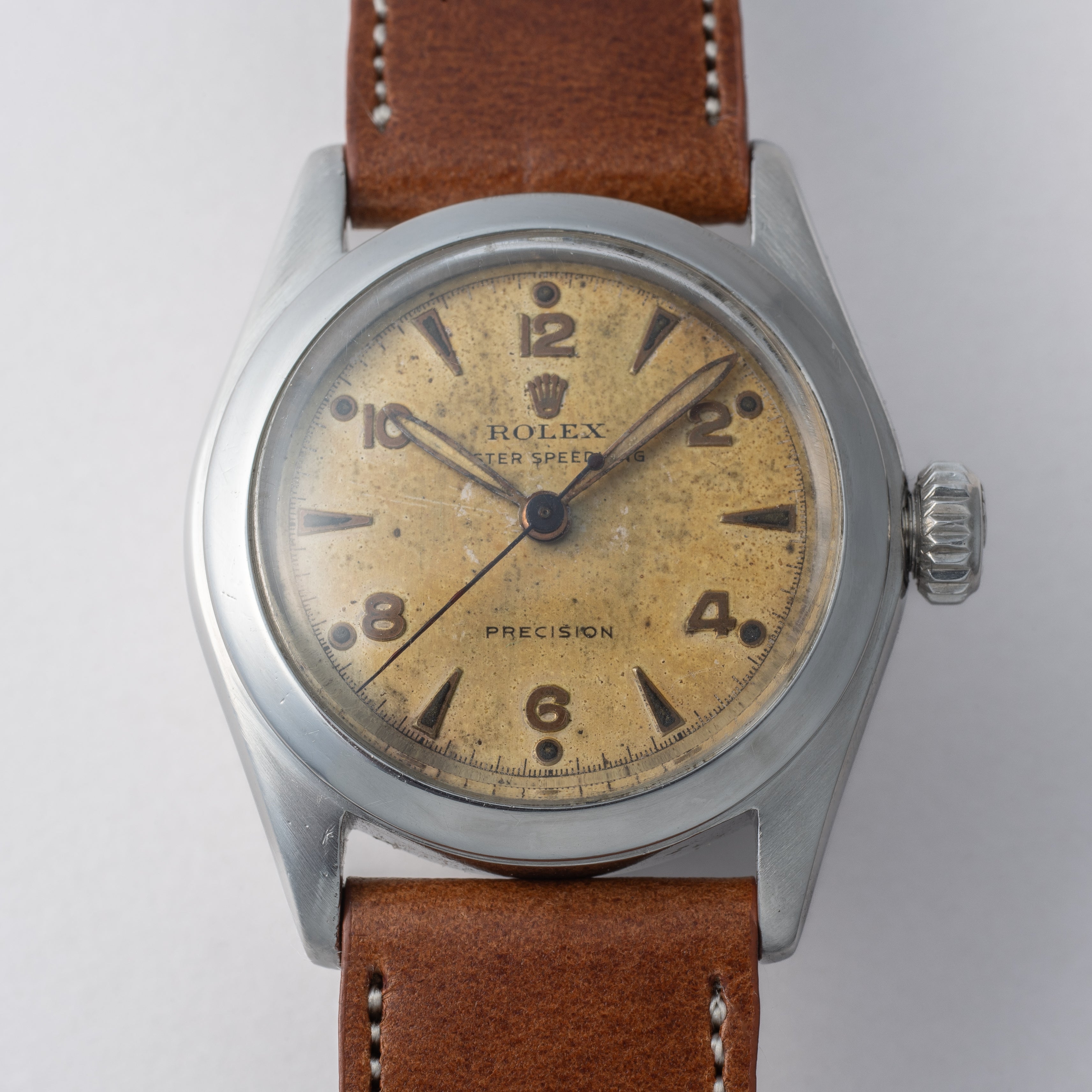 ロレックス スピードキング 1940年代製 手巻き 飛びアラビアダイヤル Ref.4220