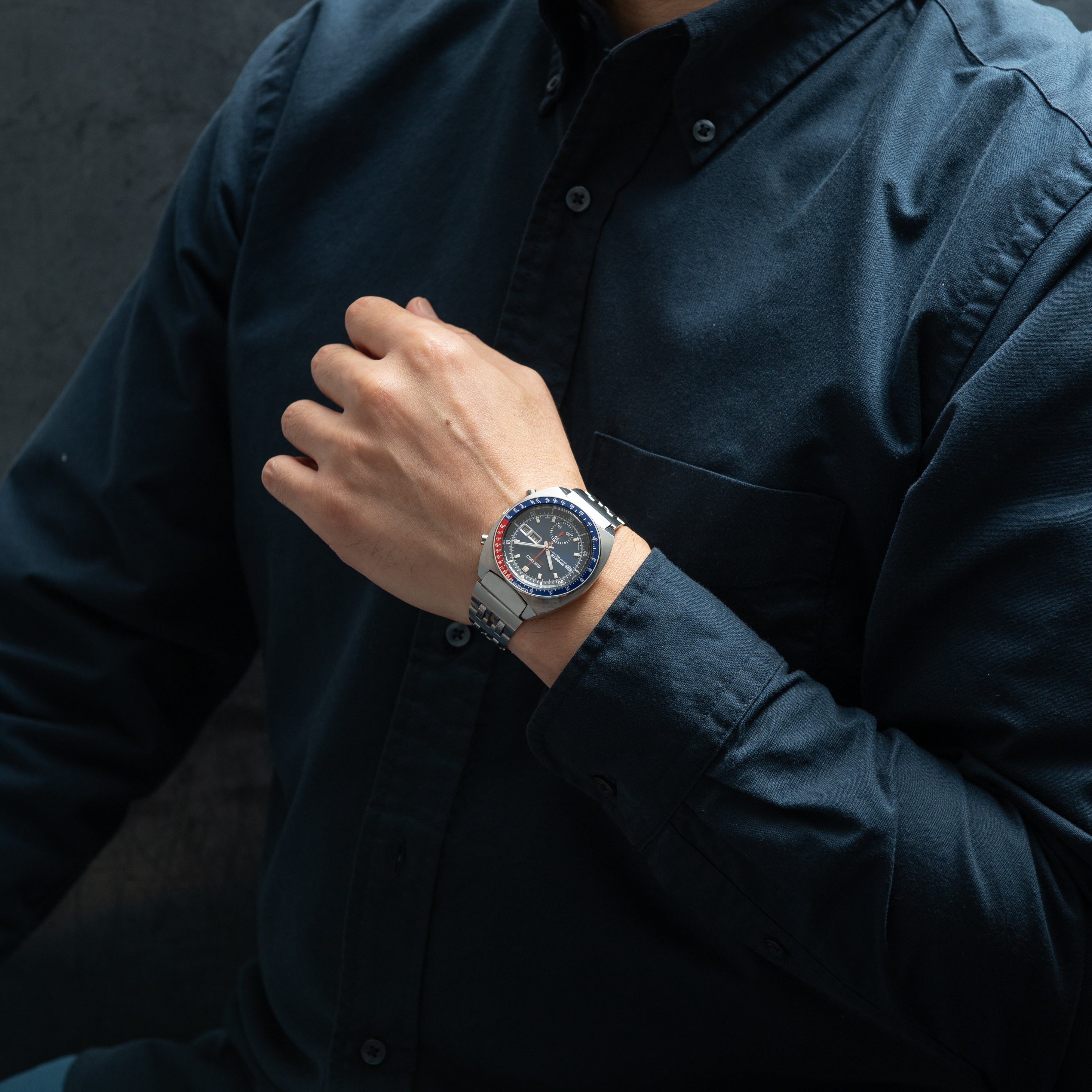SEIKO【セイコー 5スポーツ スピードタイマー】 6139-6002