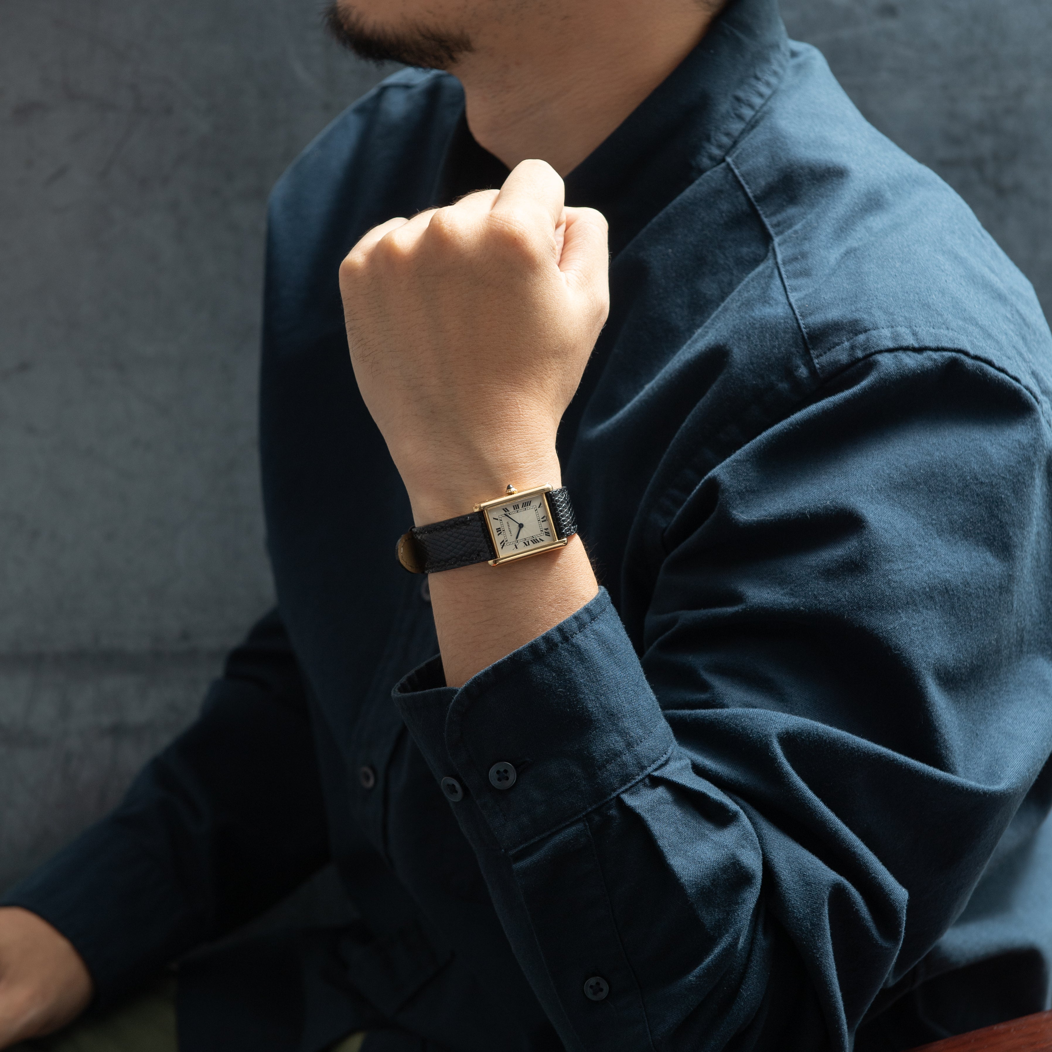 カルティエ タンク ルイ エクストラフラット プレCPCP 1970年代製 18金