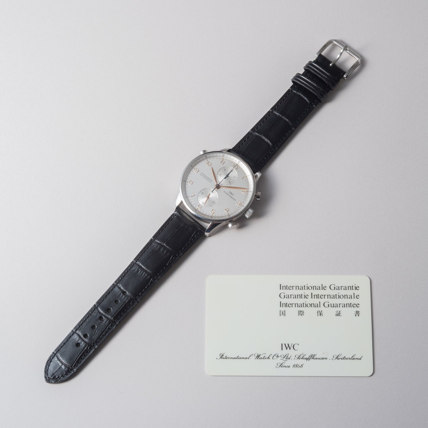 IWC ポルトギーゼ ラトラパンテ 40㎜ 1997年製 Ref.3712 ギャラ付き スプリットセコンドクロノグラフ