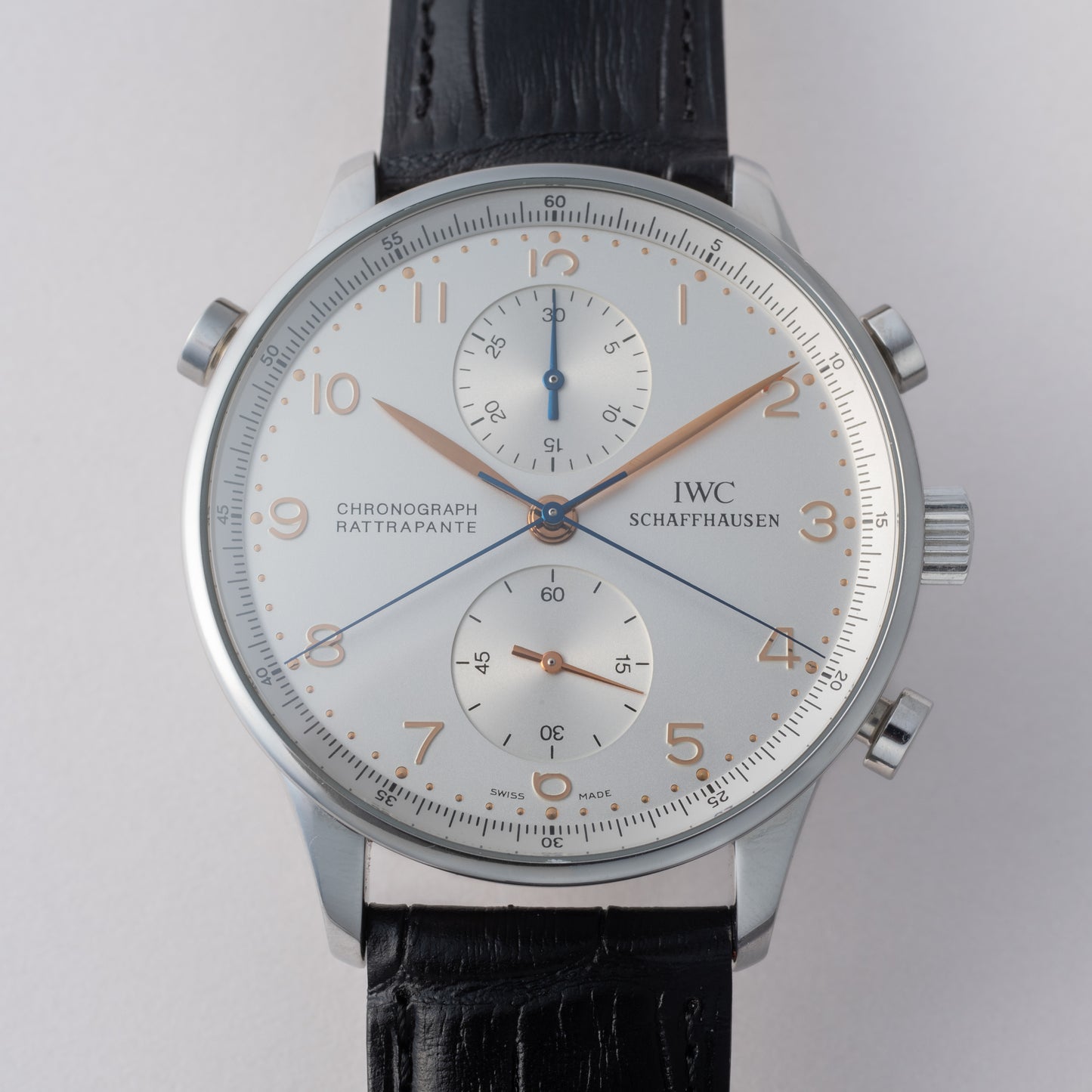 IWC ポルトギーゼ ラトラパンテ 40㎜ 1997年製 Ref.3712 ギャラ付き スプリットセコンドクロノグラフ