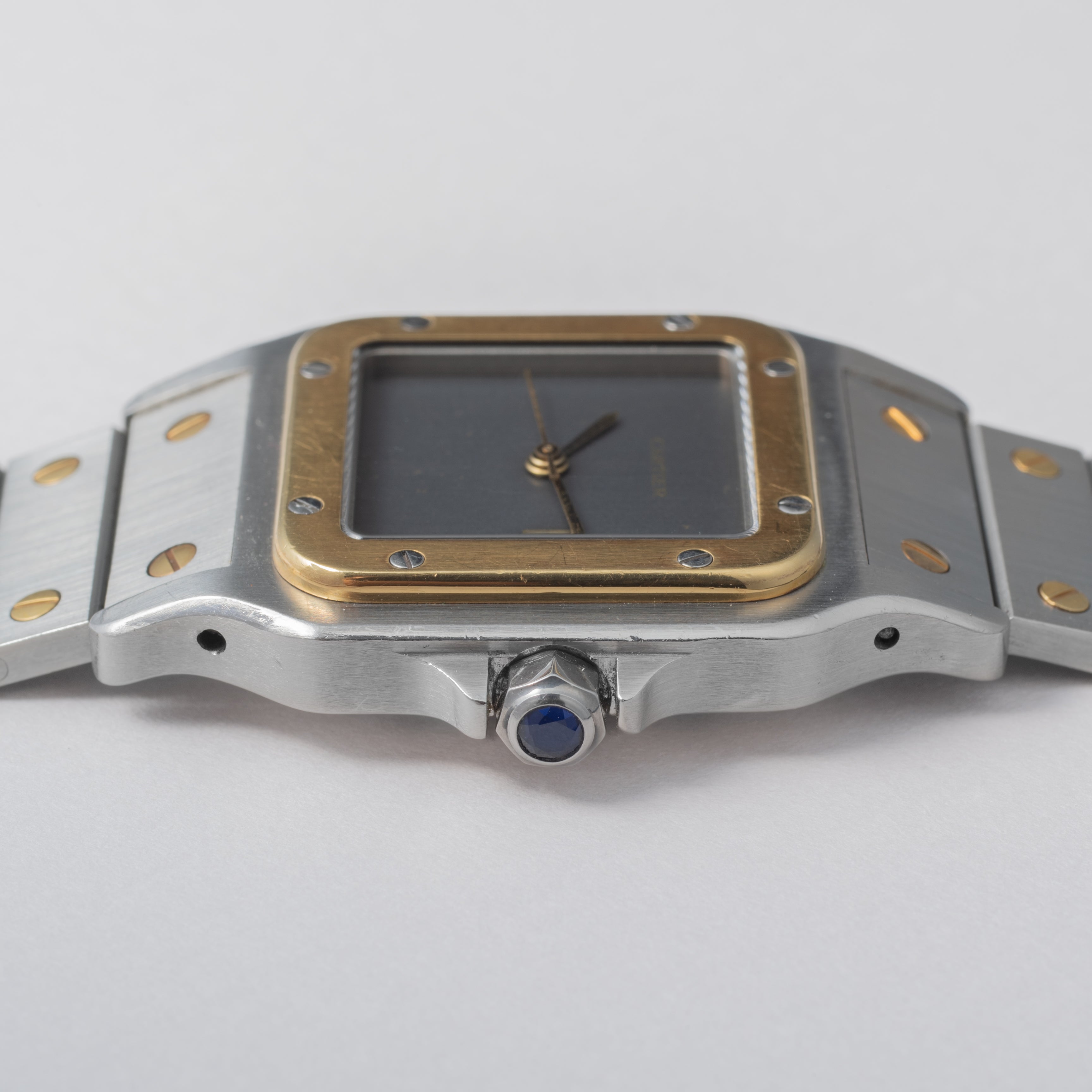 Cartier カルティエ サントス コンビ 駒② 約13.5mm カルティエ サントスカレ/ガルべLMサイズ ステンレス x ゴールド