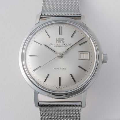 IWC ラウンドケース 1970年製 Ref.R818AD 純正メッシュブレス 箱付き