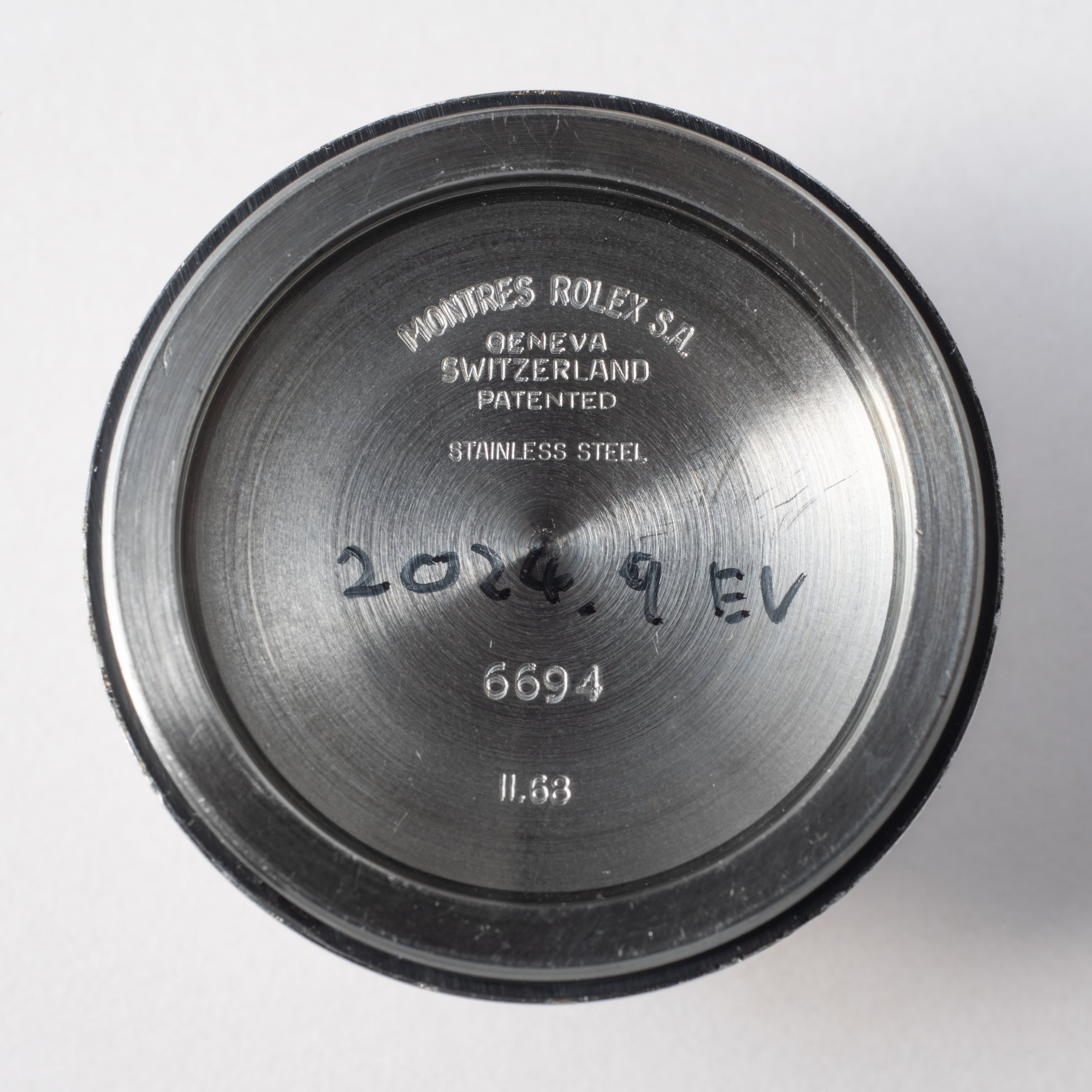 ロレックス オイスターデイト 1968年製 Ref.6694 ブラック