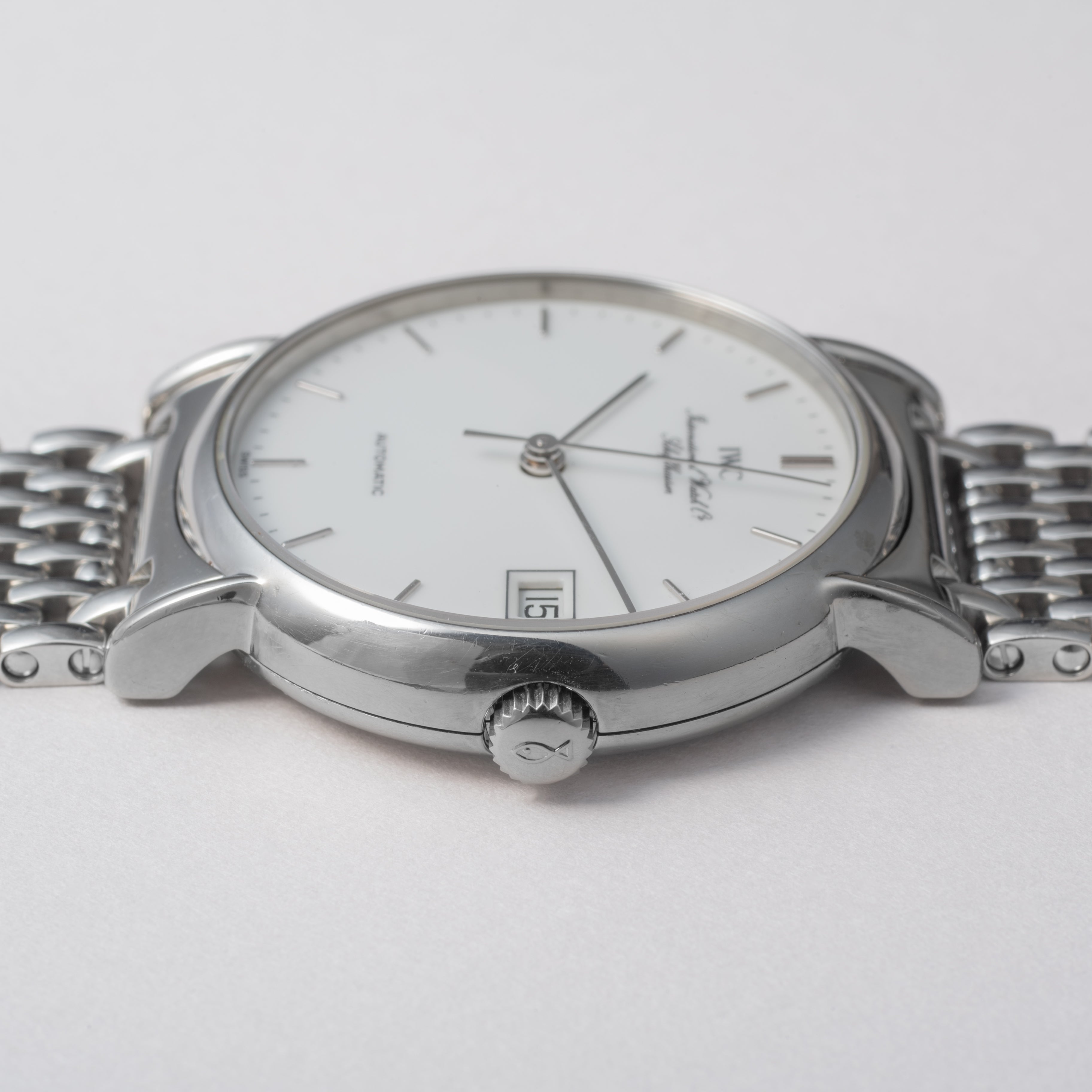 OH済 IWC インター ポートフィノ お魚リューズ 純正ブレス AT ドレス IWC ポートフィノ オートマチック 1994年製 純正ブレス付き