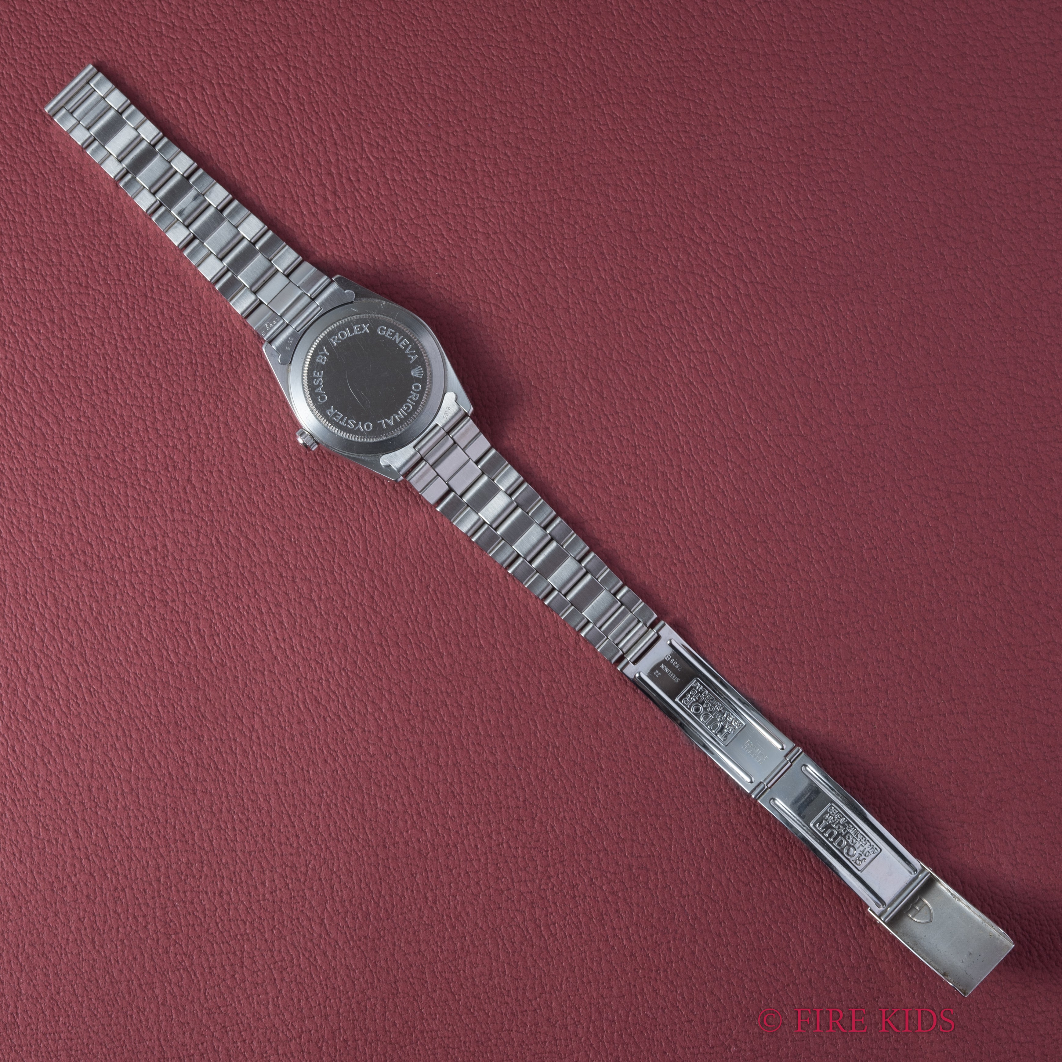 チューダー プリンスデイト 1997年製 ブラックアラビアダイヤル 王冠リューズ 純正ステンレスブレス