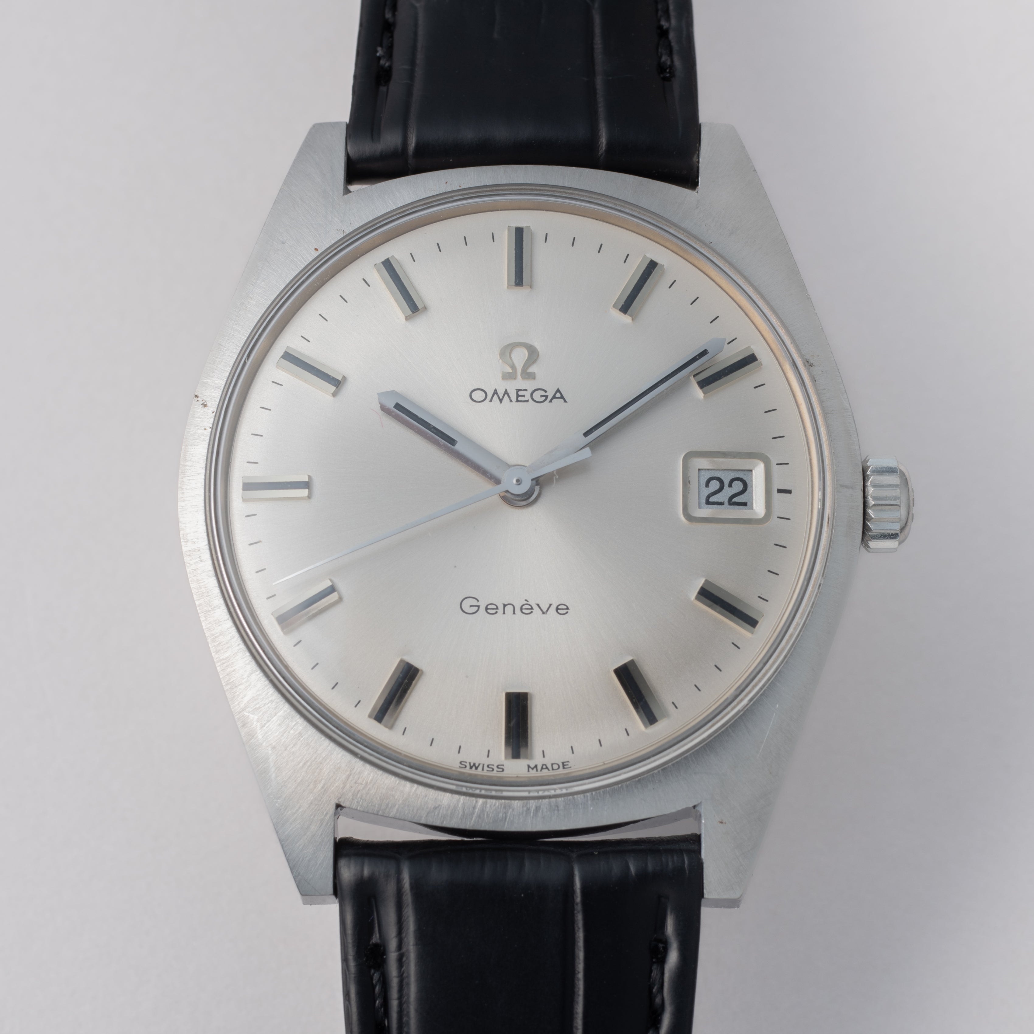 オメガ ジュネーブ 1970年製 Ref.136041 シルバーダイヤル ギャラ付き