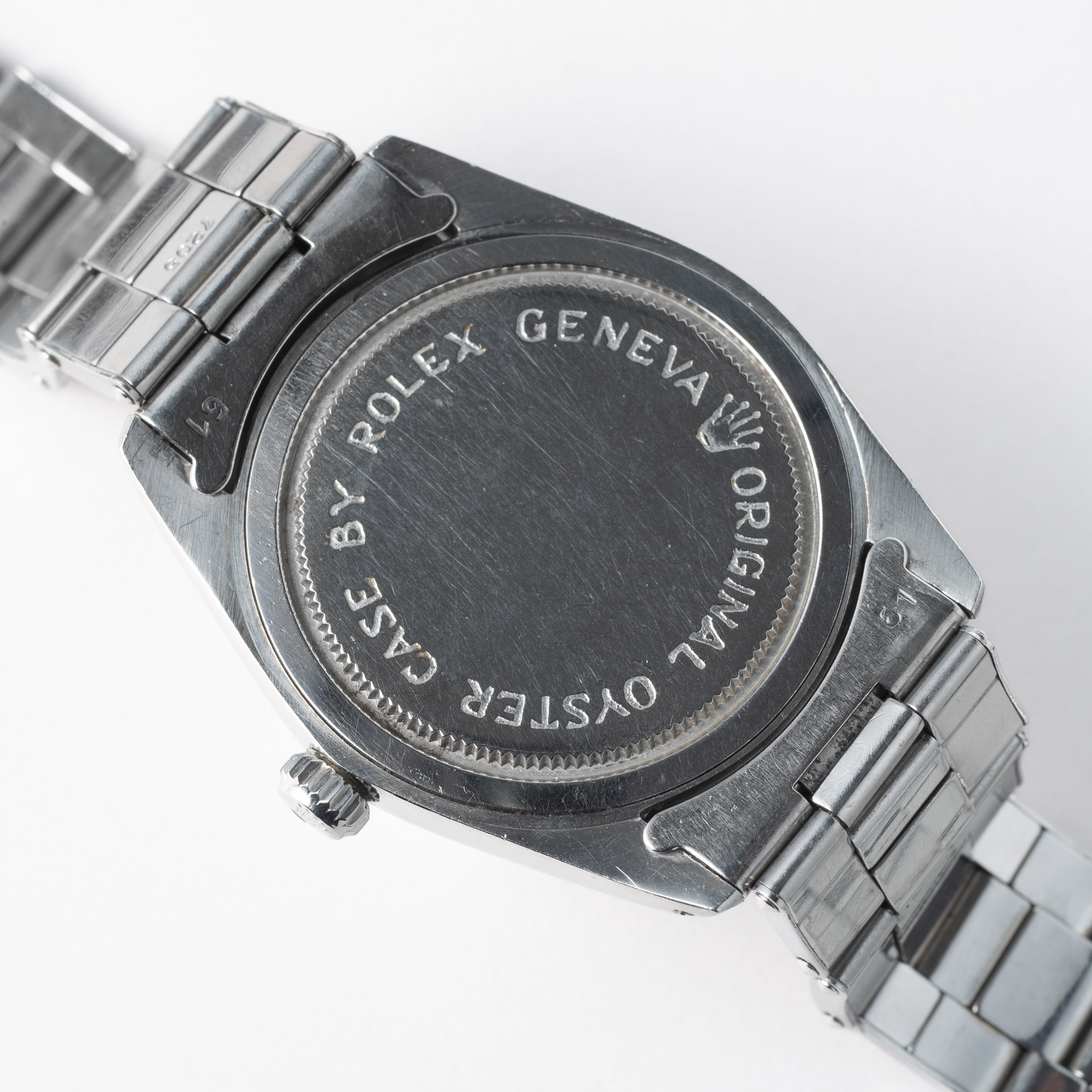 チューダー 小薔薇 オイスターデイト 1966年製 Ref.7962  シルバーダイヤル 王冠リューズ ロレックスリベットブレス付き