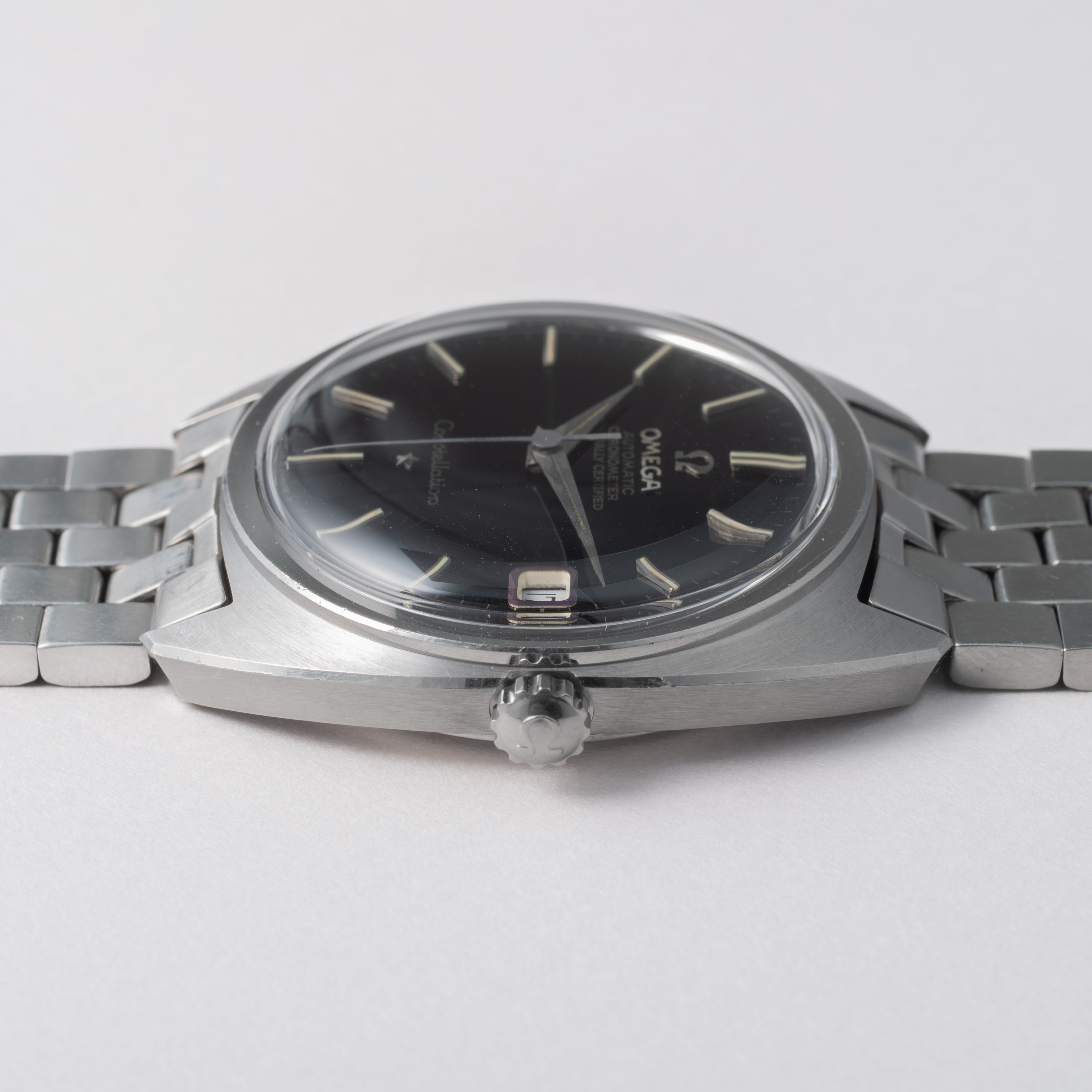 オメガ コンステレーション 1967年製 Ref.168.017 ジェンタ ブラックミラーダイヤル