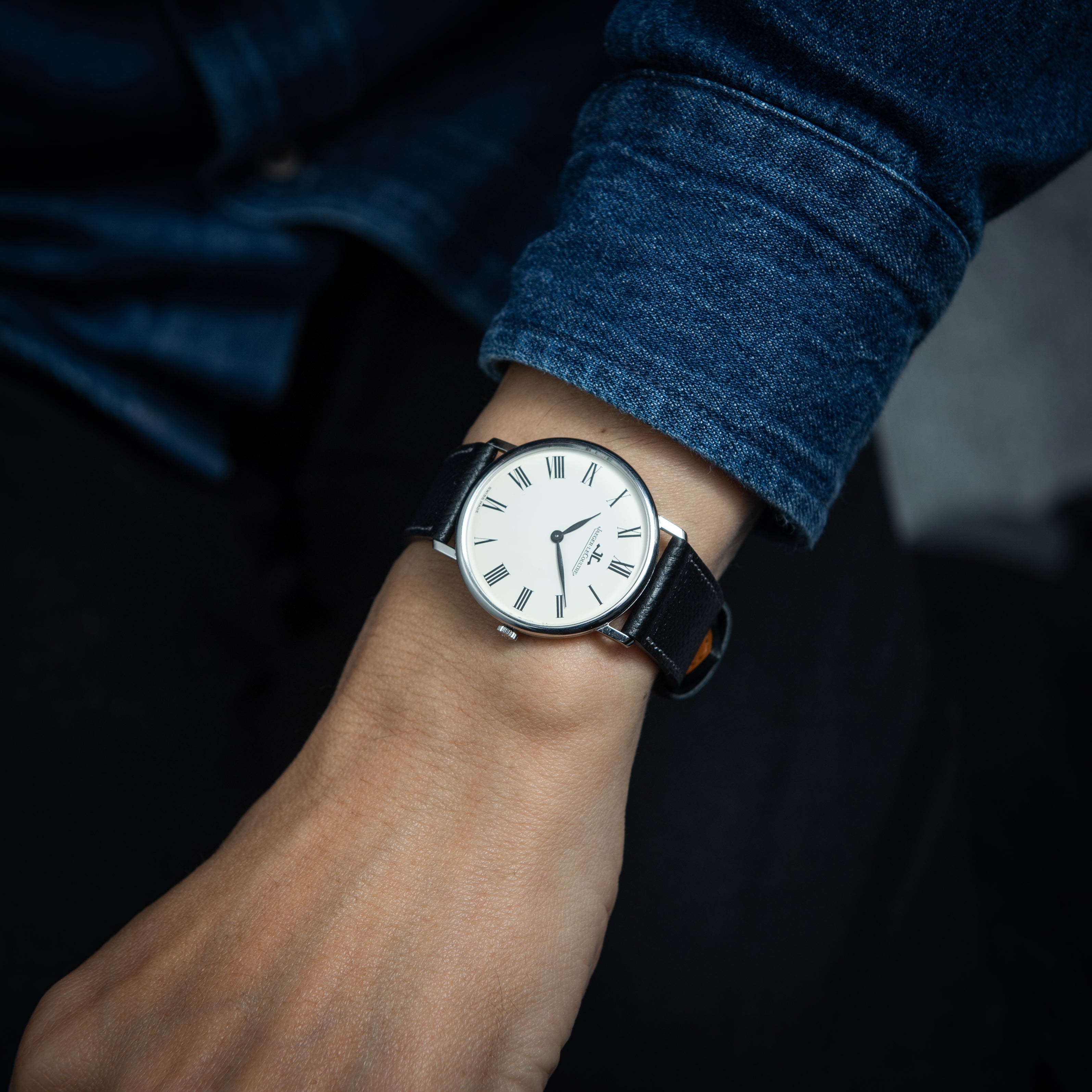 ジャガー・ルクルト ラウンドケース 1970年代製 Ref.9124-42 ローマン