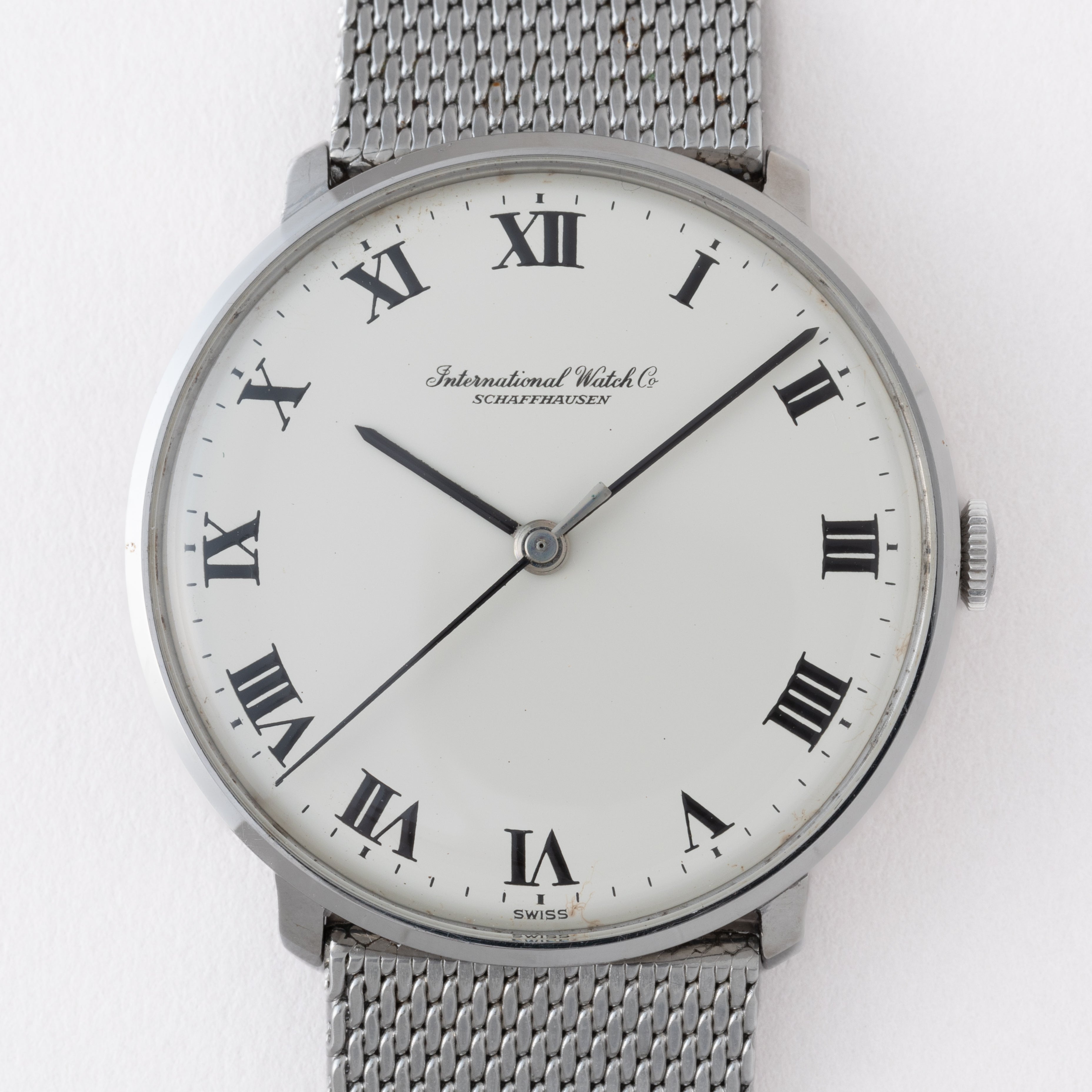 IWC 1973年製 ローマンダイヤル Ref.2401 手巻きCal.403 純正