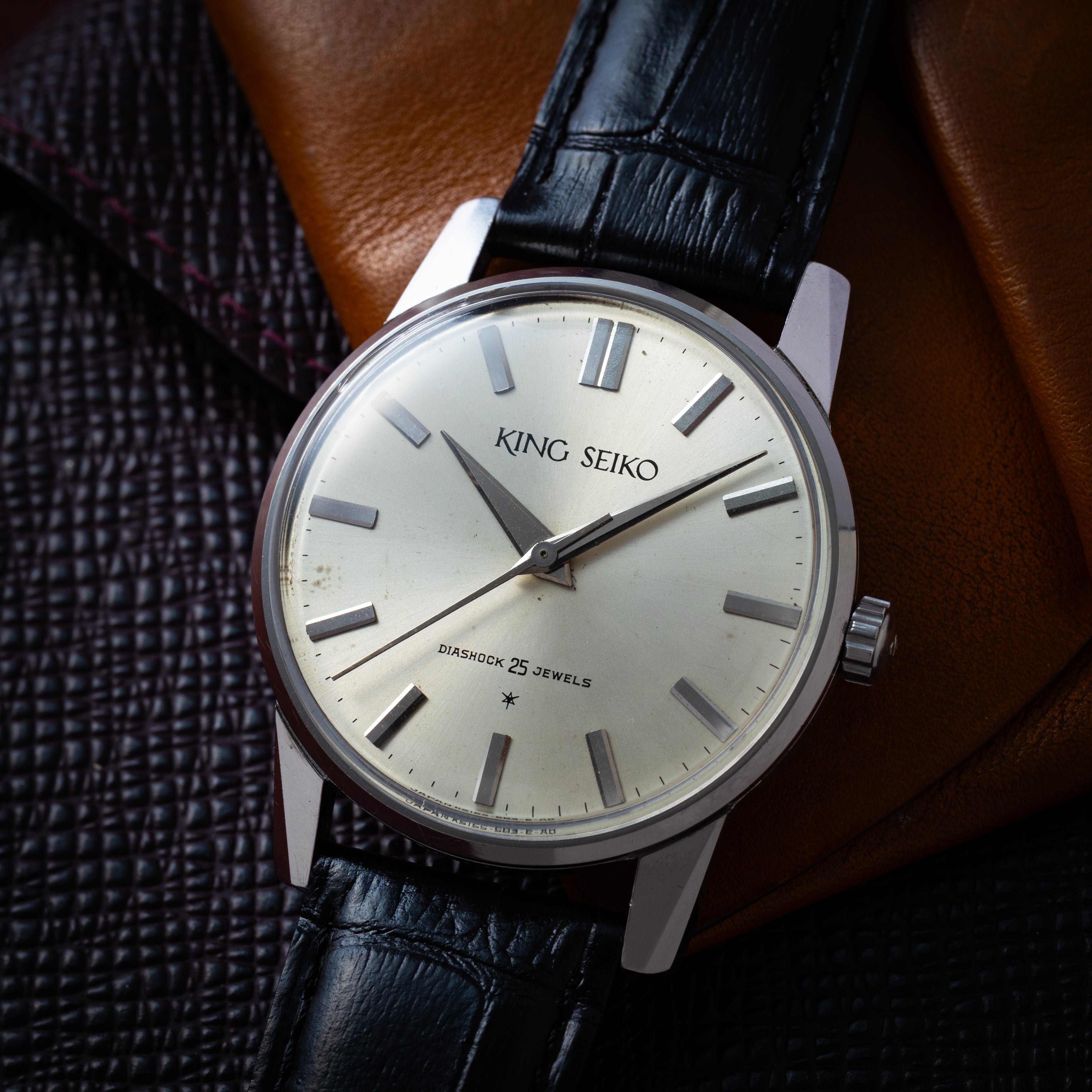 SEIKO King Seiko 25J 動作状態良好な、希少な美しい文字盤！ 文字盤が美しい【国産時計“キングセイコー”】数量限定モデル含む