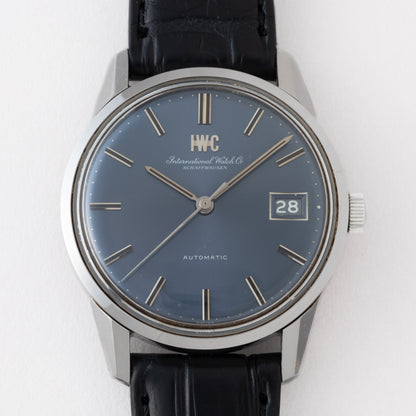 IWC ラウンドケース 1972年製 オートマチック Ref.R810AD ブルーダイヤル