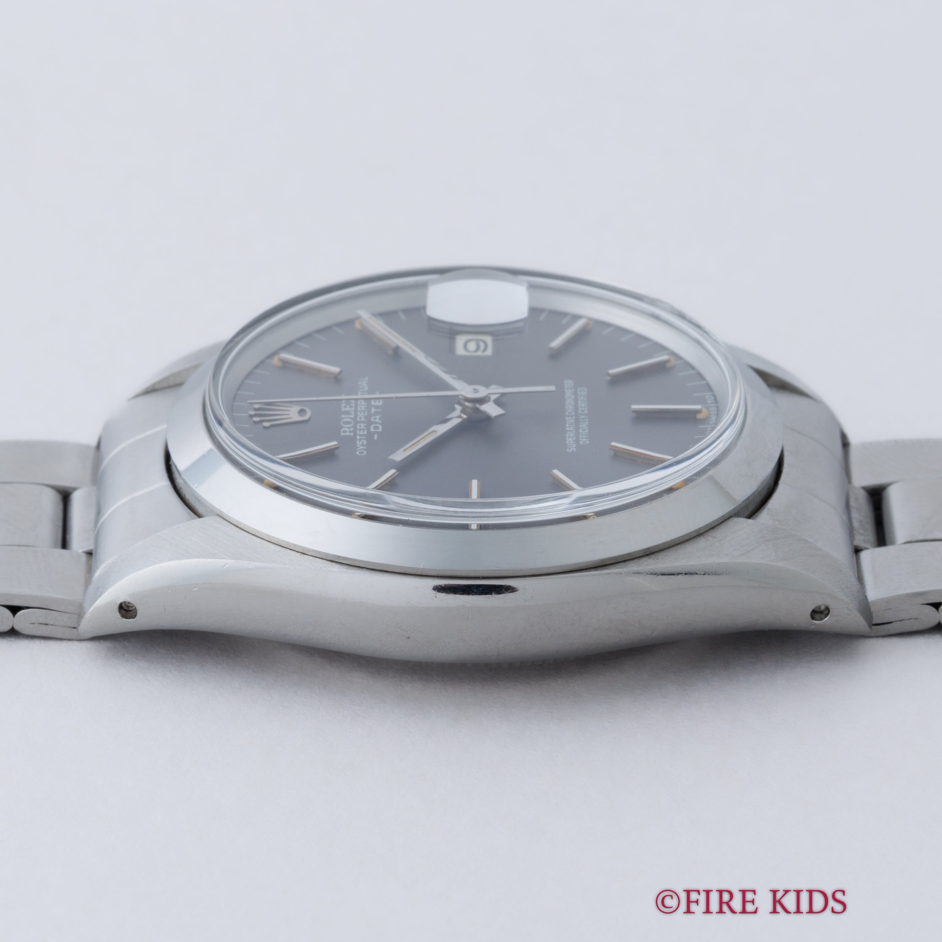 ロレックス 1972年製 オイスターパーペチュアルデイト Ref.1500 グレーゴーストダイヤル 純正巻きオイスターブレス