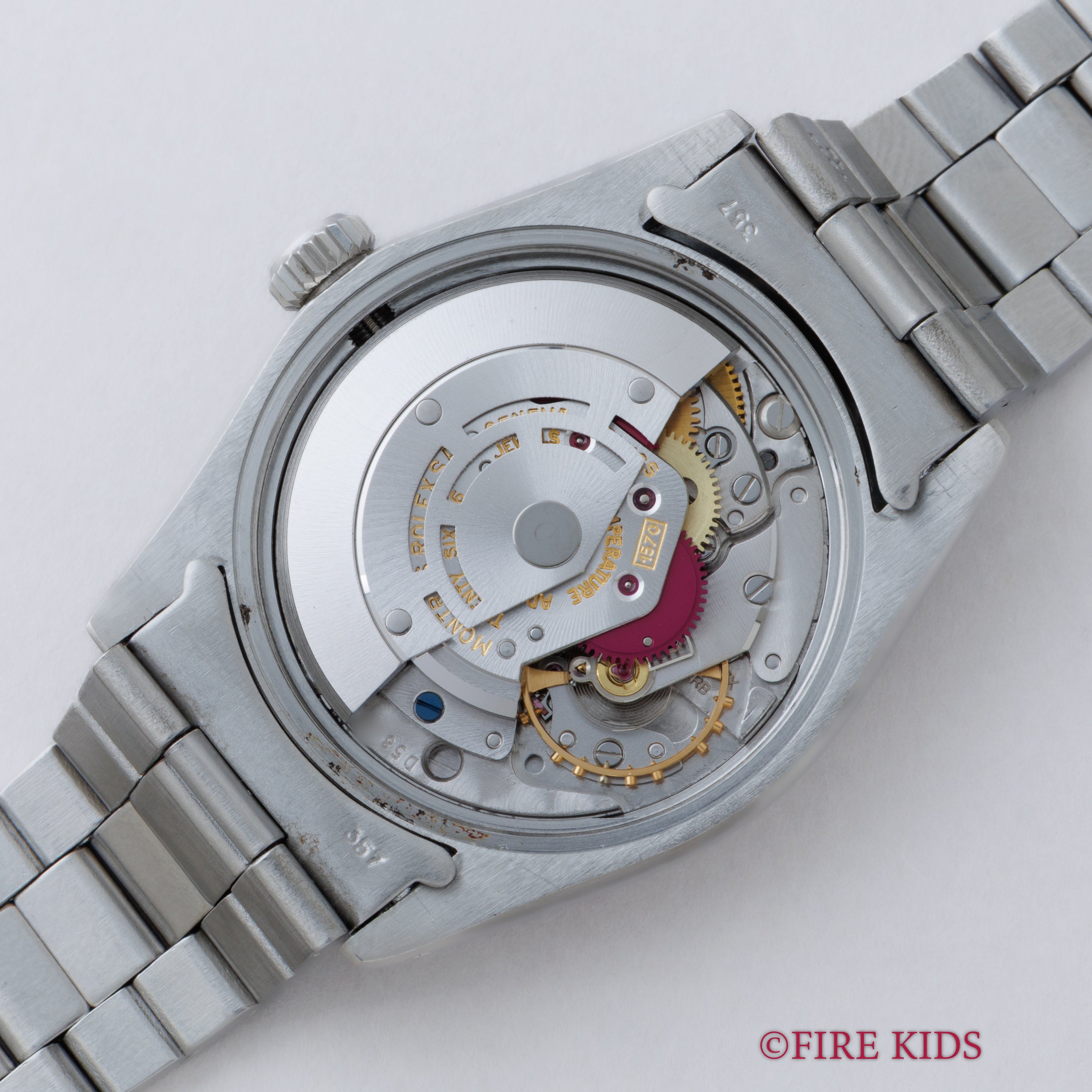 ロレックス 1972年製 オイスターパーペチュアルデイト Ref.1500 グレーゴーストダイヤル 純正巻きオイスターブレス