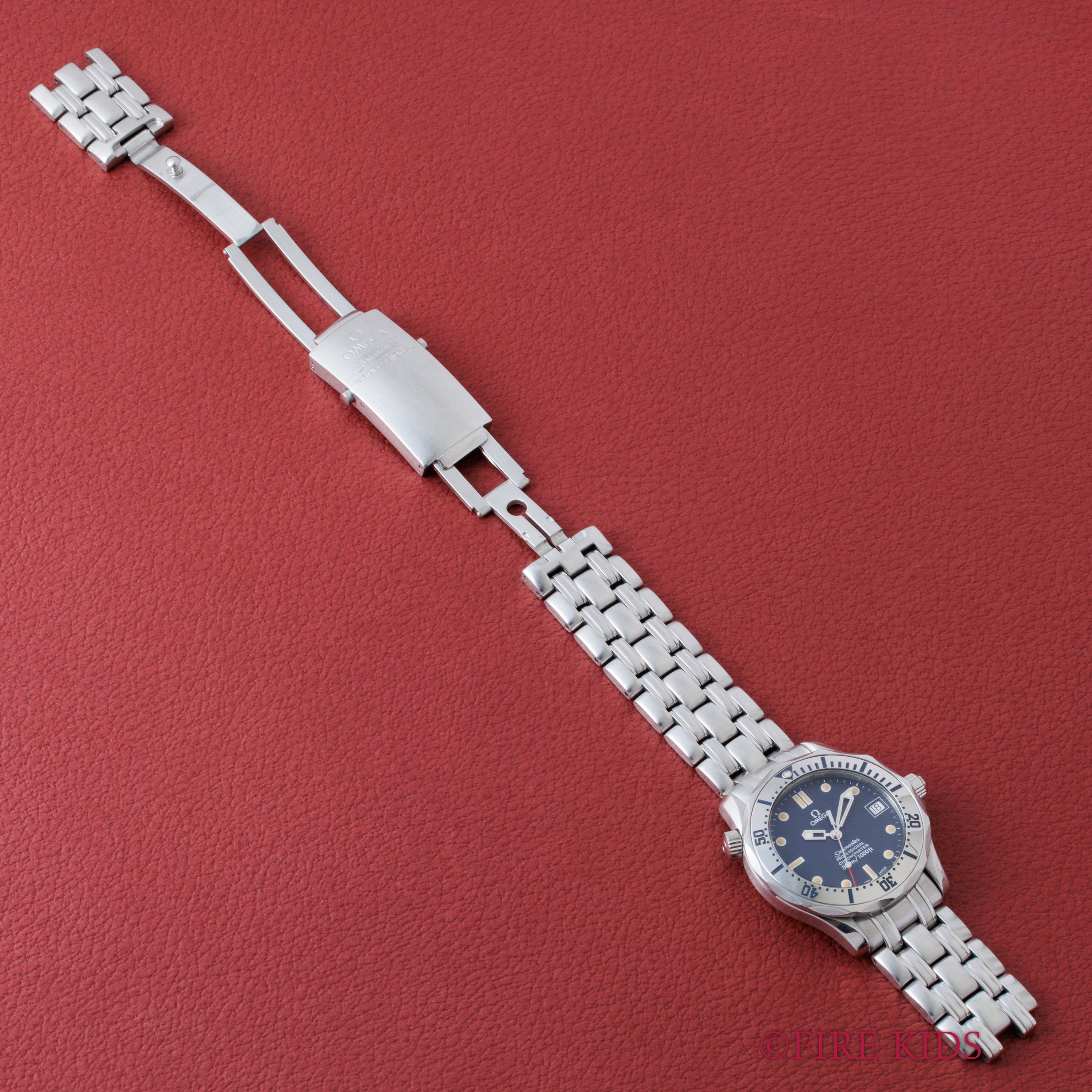 オメガ シーマスター プロフェショナル300m 36㎜ケース 1990年代製 自動巻クロノメーター 純正ブレス 箱付