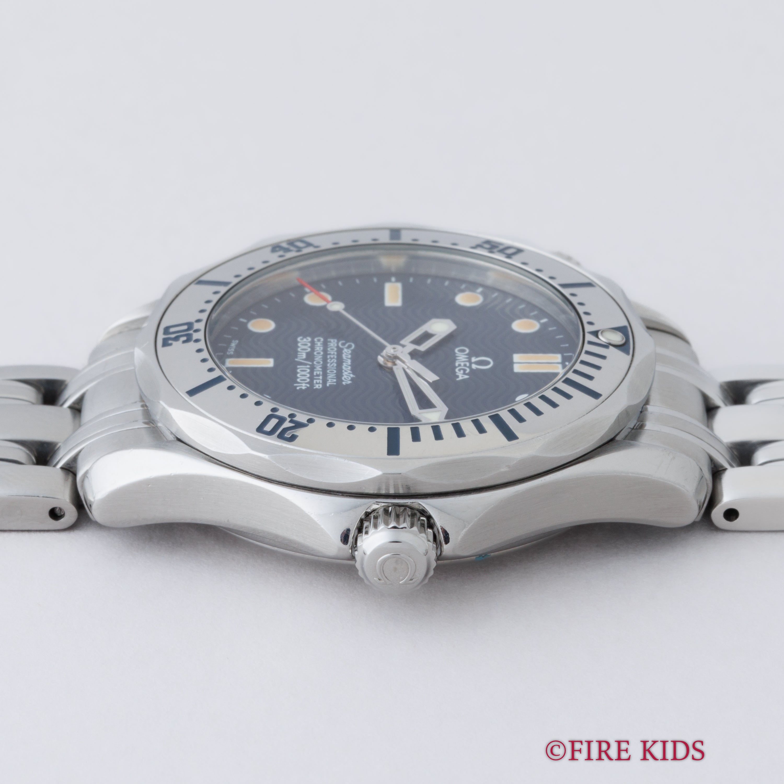 オメガ シーマスター プロフェショナル300m 36㎜ケース 1990年代製 自動巻クロノメーター 純正ブレス 箱付