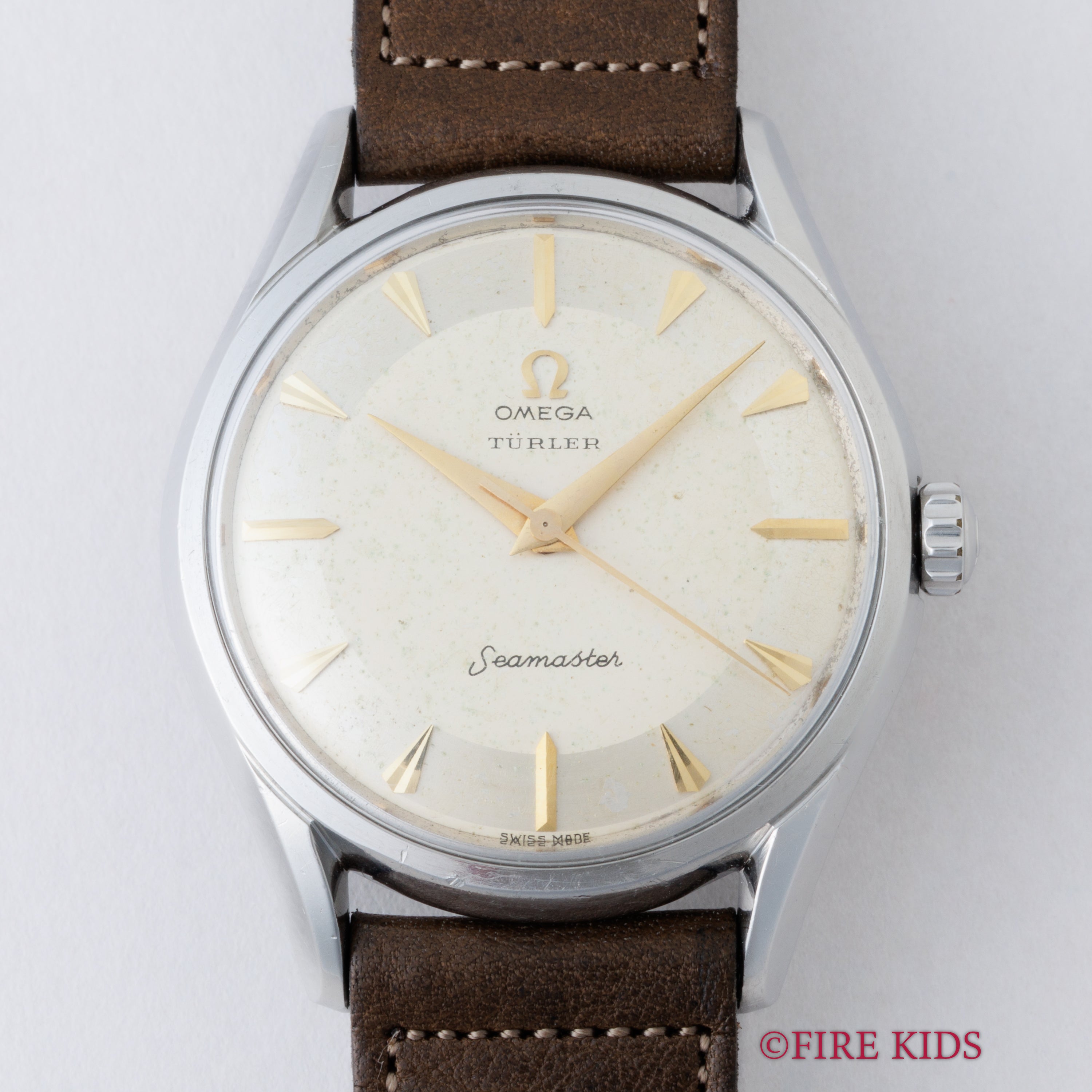 オメガ シーマスター 30mmキャリバー 1958年製 ツートンダイヤル Ref.2923-3SC 手巻 Cal.284