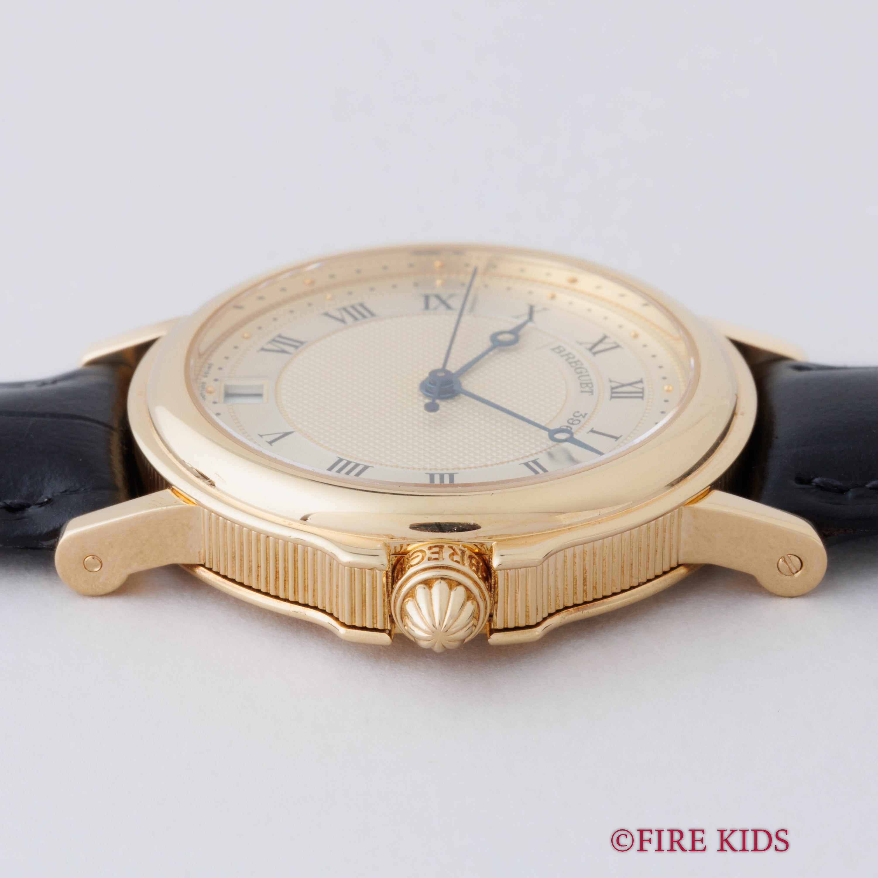 ブレゲ 18金無垢マリーン 1990年代製 Ref.3400BA/12/996 自動巻 純正金無垢Dバックル