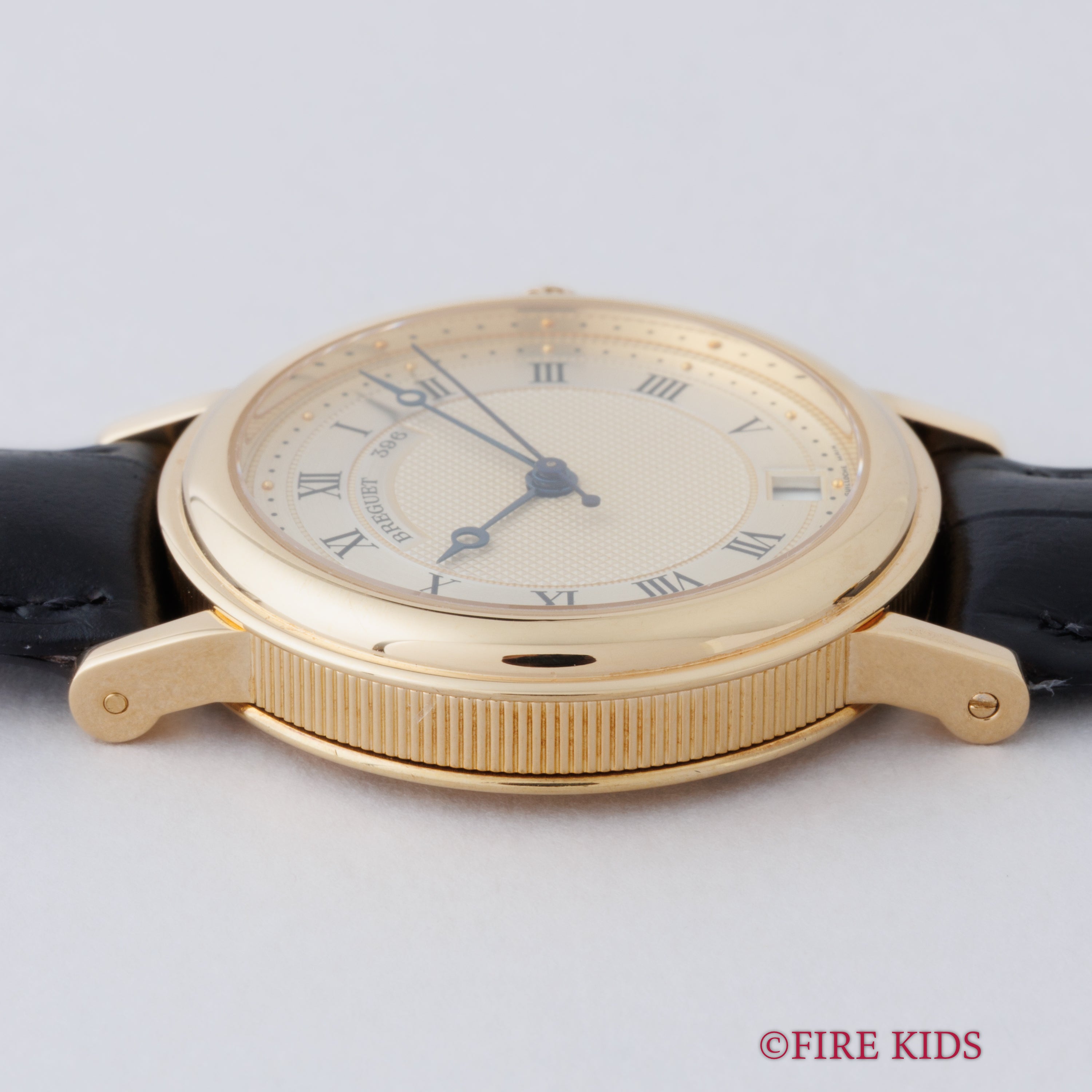 ブレゲ 18金無垢マリーン 1990年代製 Ref.3400BA/12/996 自動巻 純正金無垢Dバックル